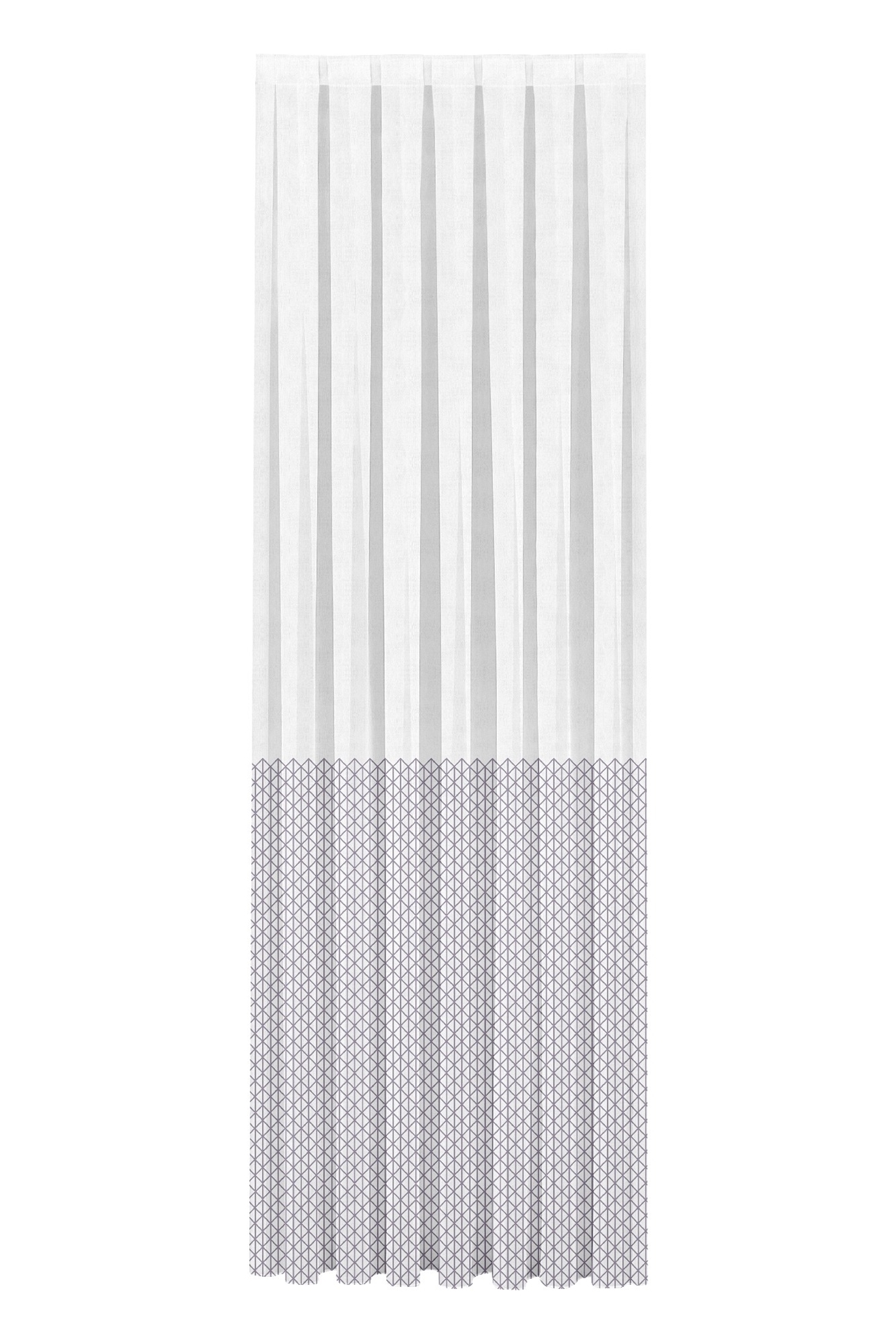 resm Taç Noter Tül Perde Mor ( Max Yükseklik : 285 cm )