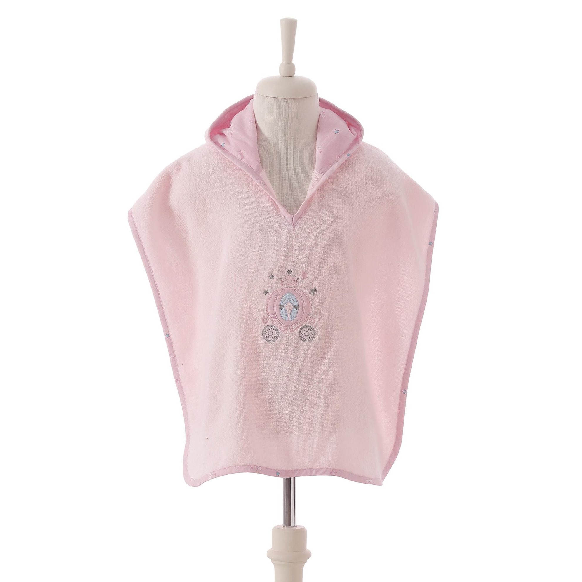 Taç Princess Nakışlı Bebek Panço 41846 Taç