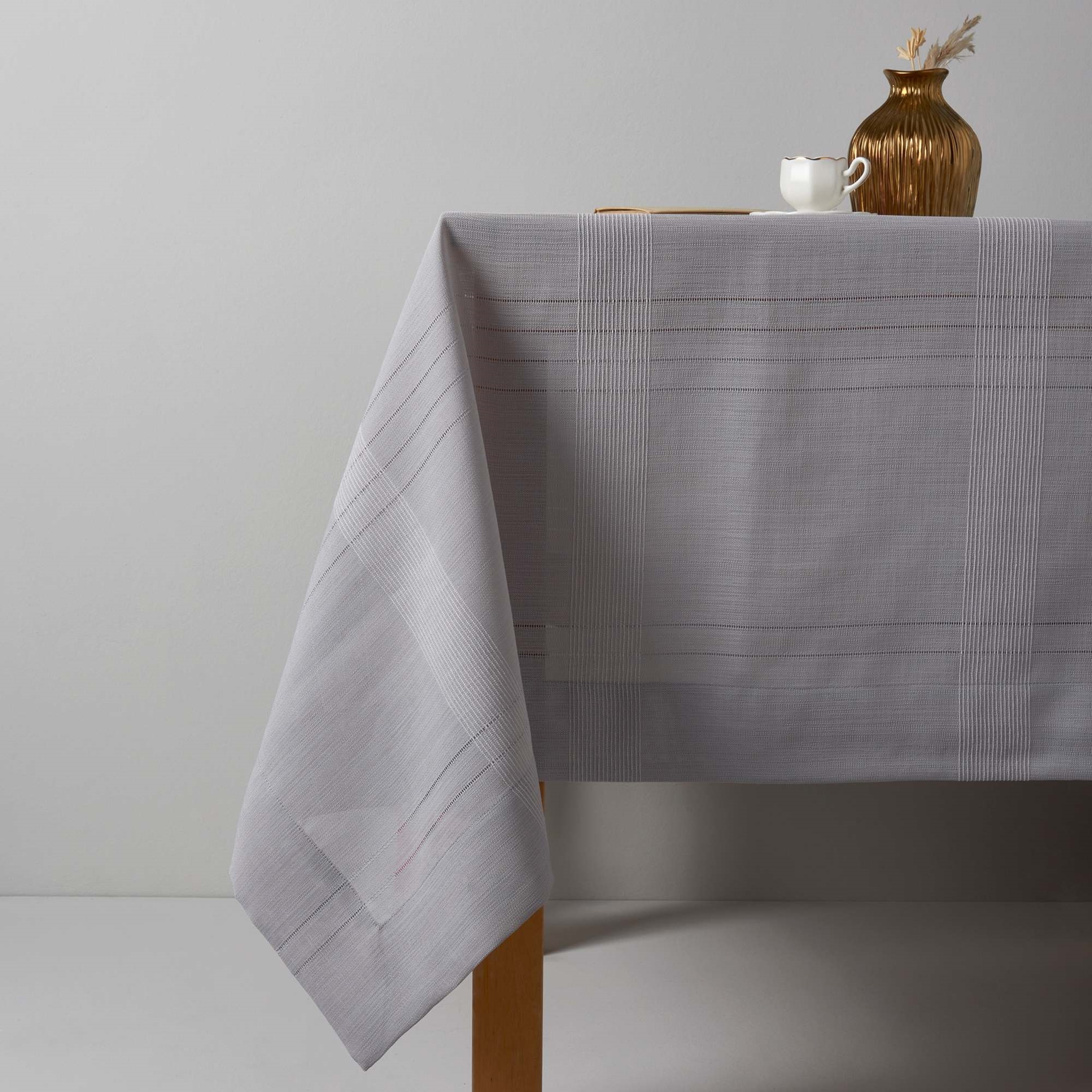 resm Linens Basic 160x260 cm Masa Örtüsü Gri