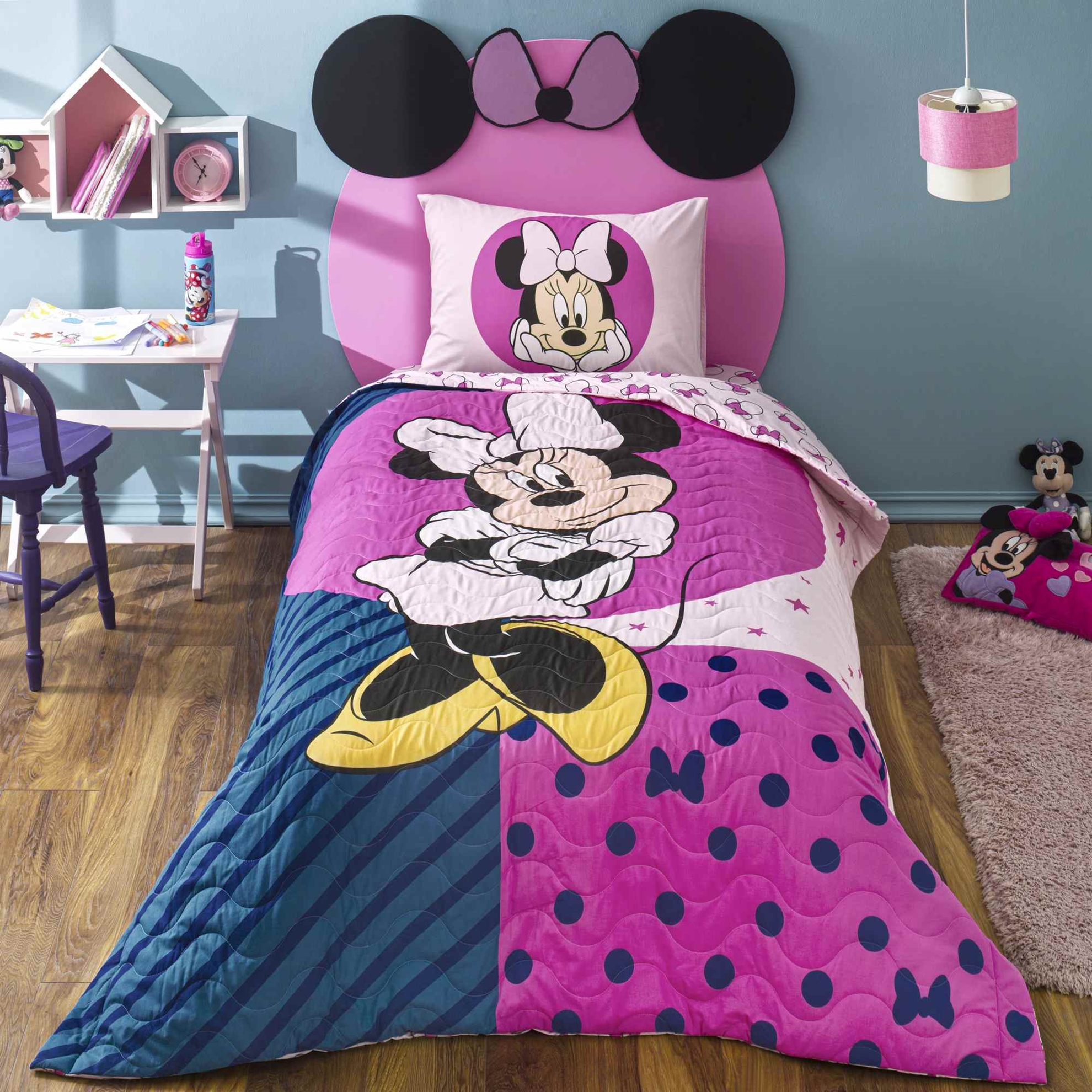 resm Taç Disney Minnie Mouse Smile Tek Kişilik Complete Set