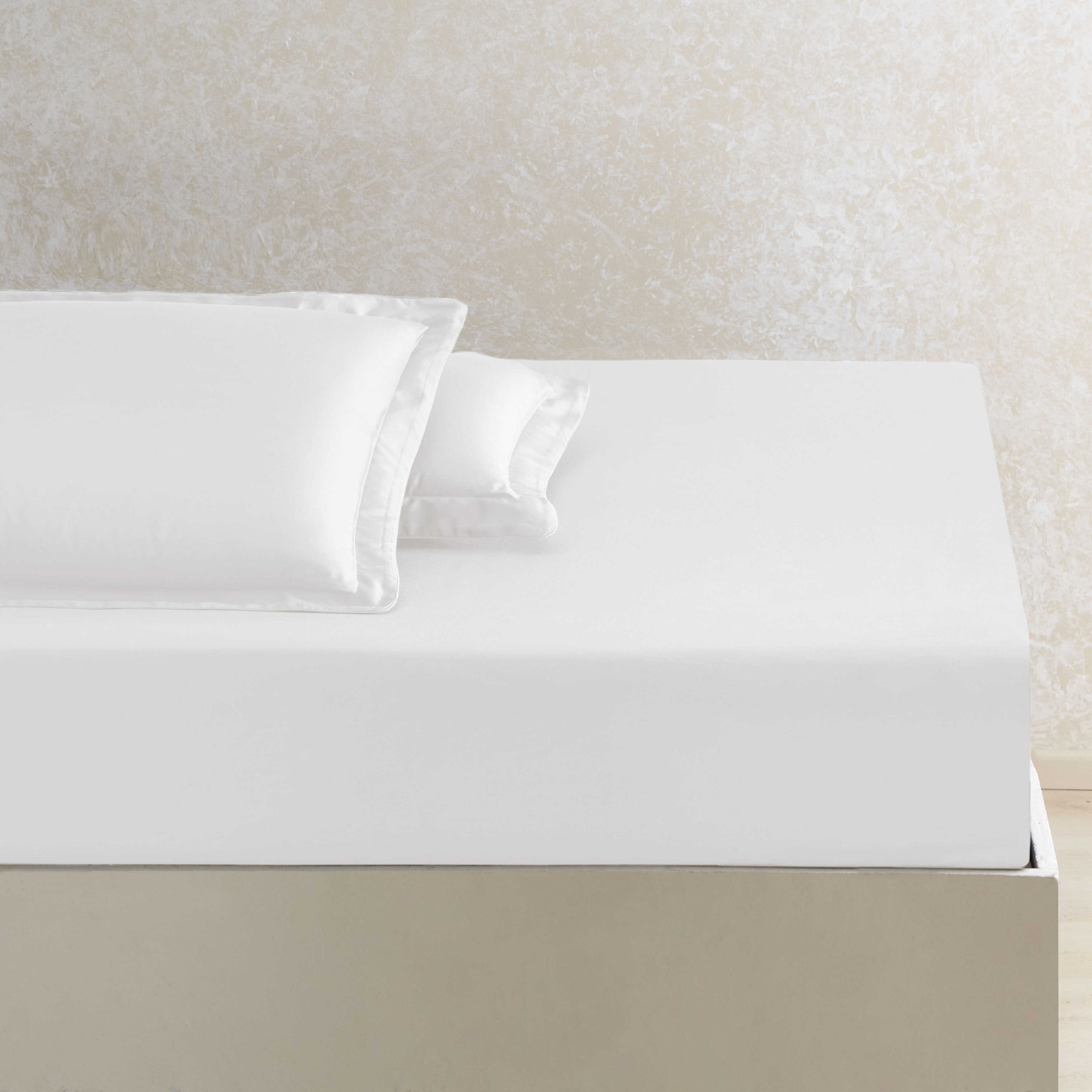 resm Linens Tencel King Çarşaf Beyaz