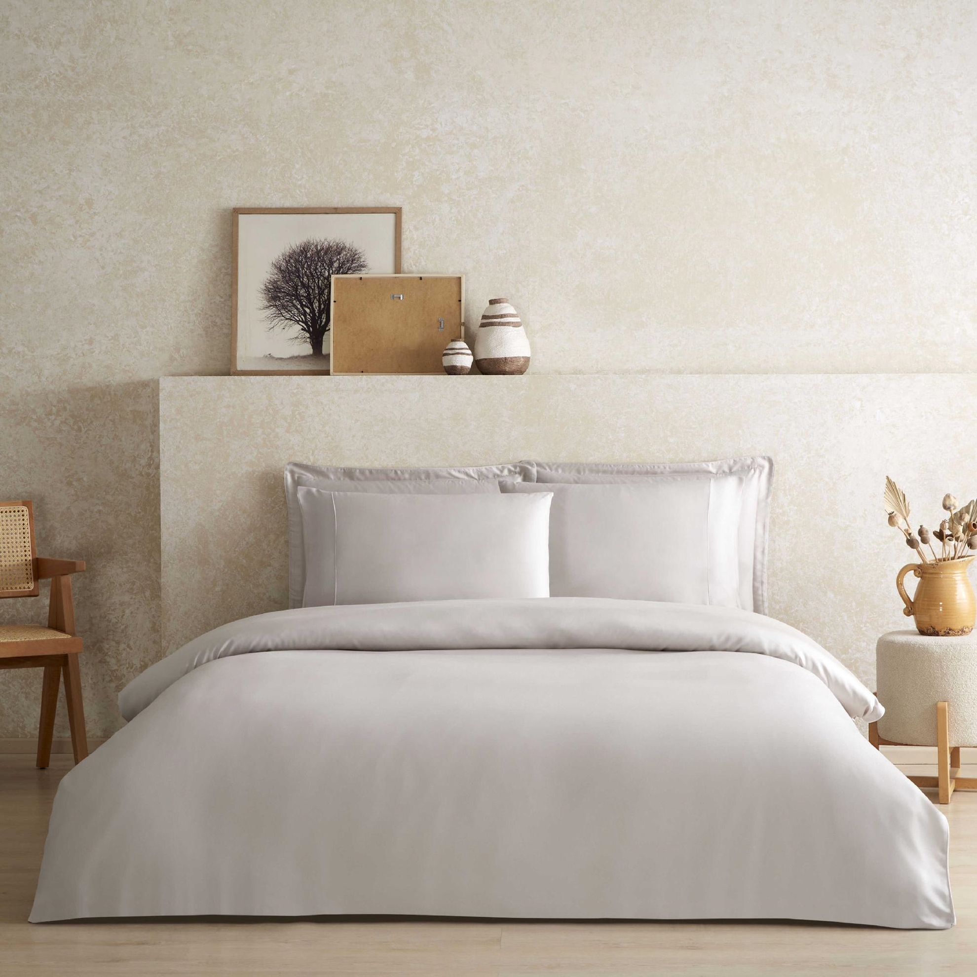 resm Linens Tencel King Nevresim Bej