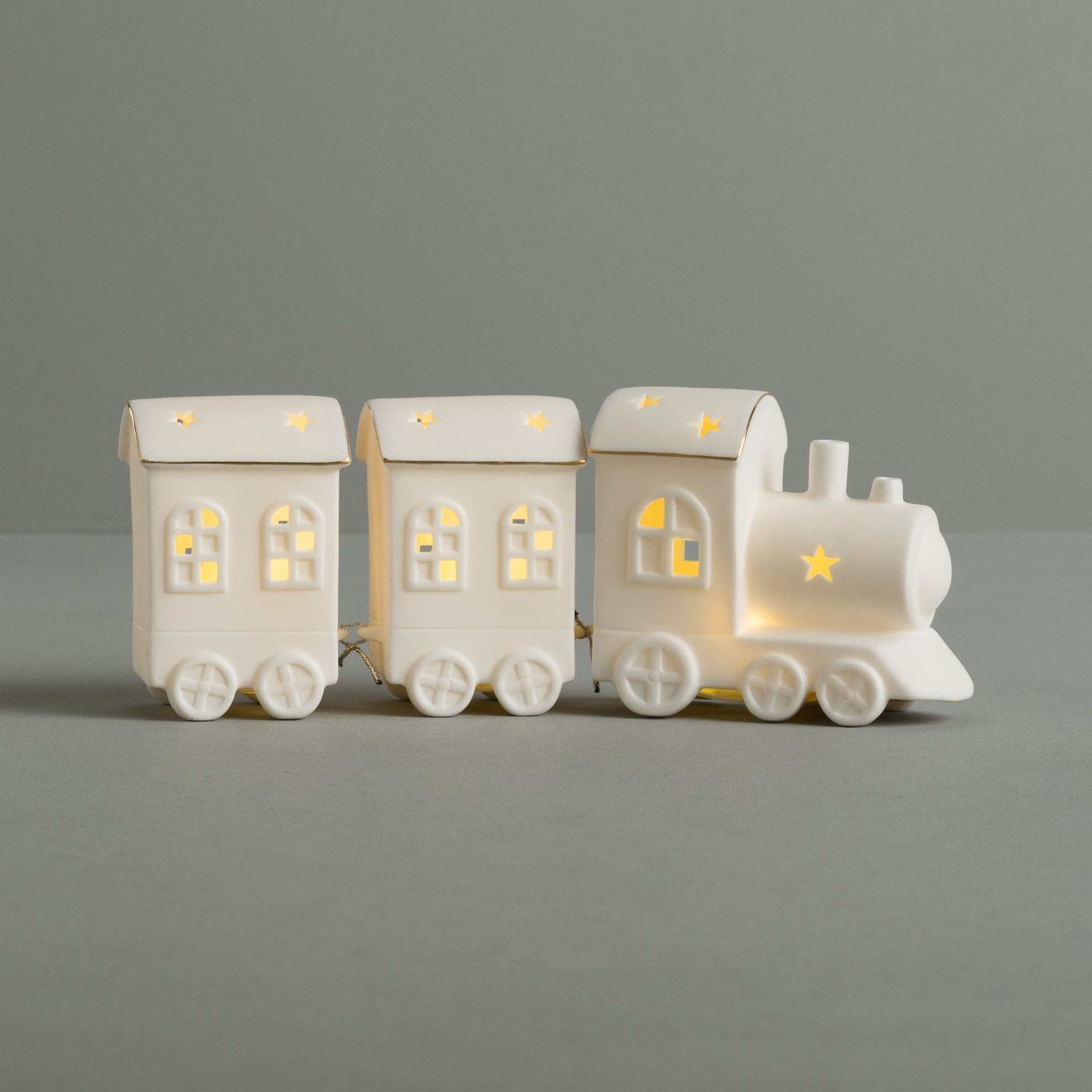 resm Linens Train 29x6,6x10,5 cm Led Dekor