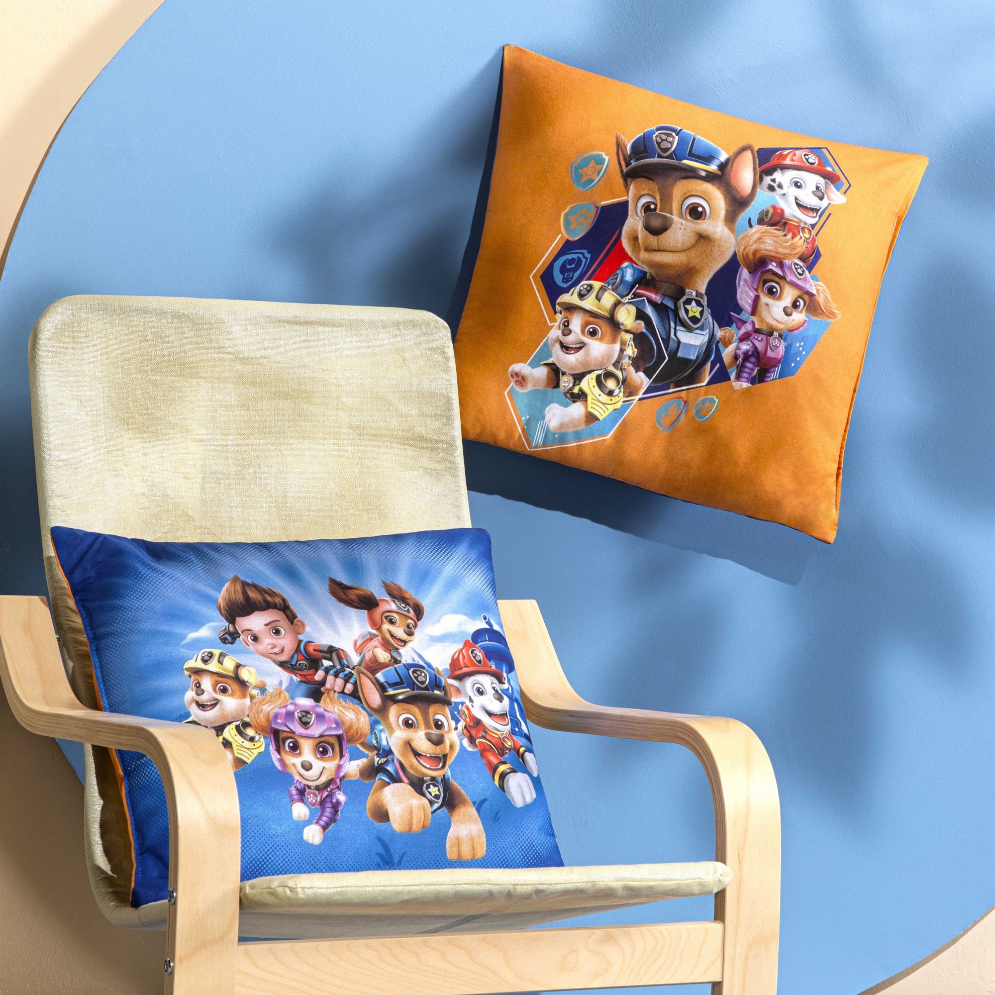 resm Lisanslı Paw patrol Team Kırlent