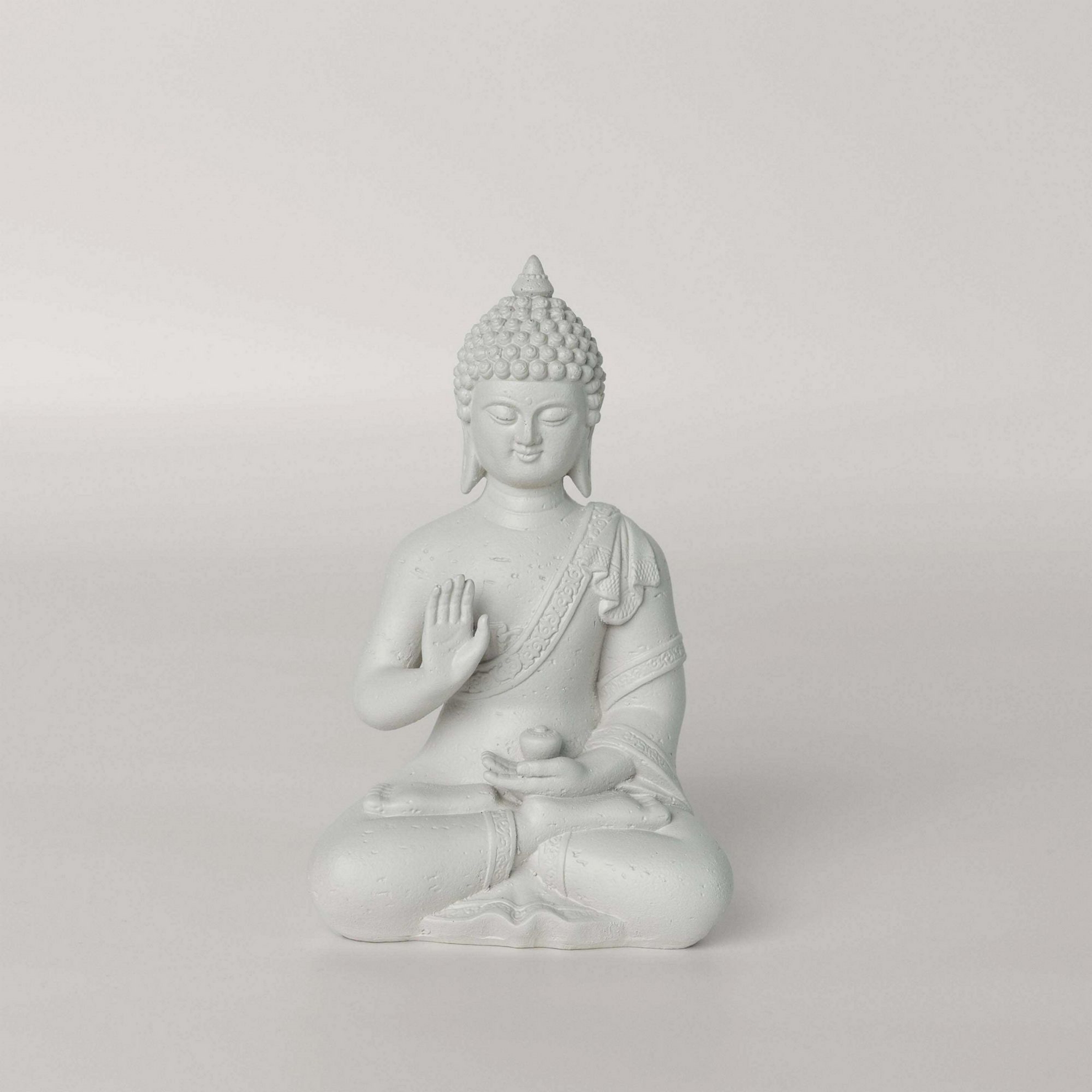 resm Linens Budha 11,5x8x18 cm Dekor Naturel