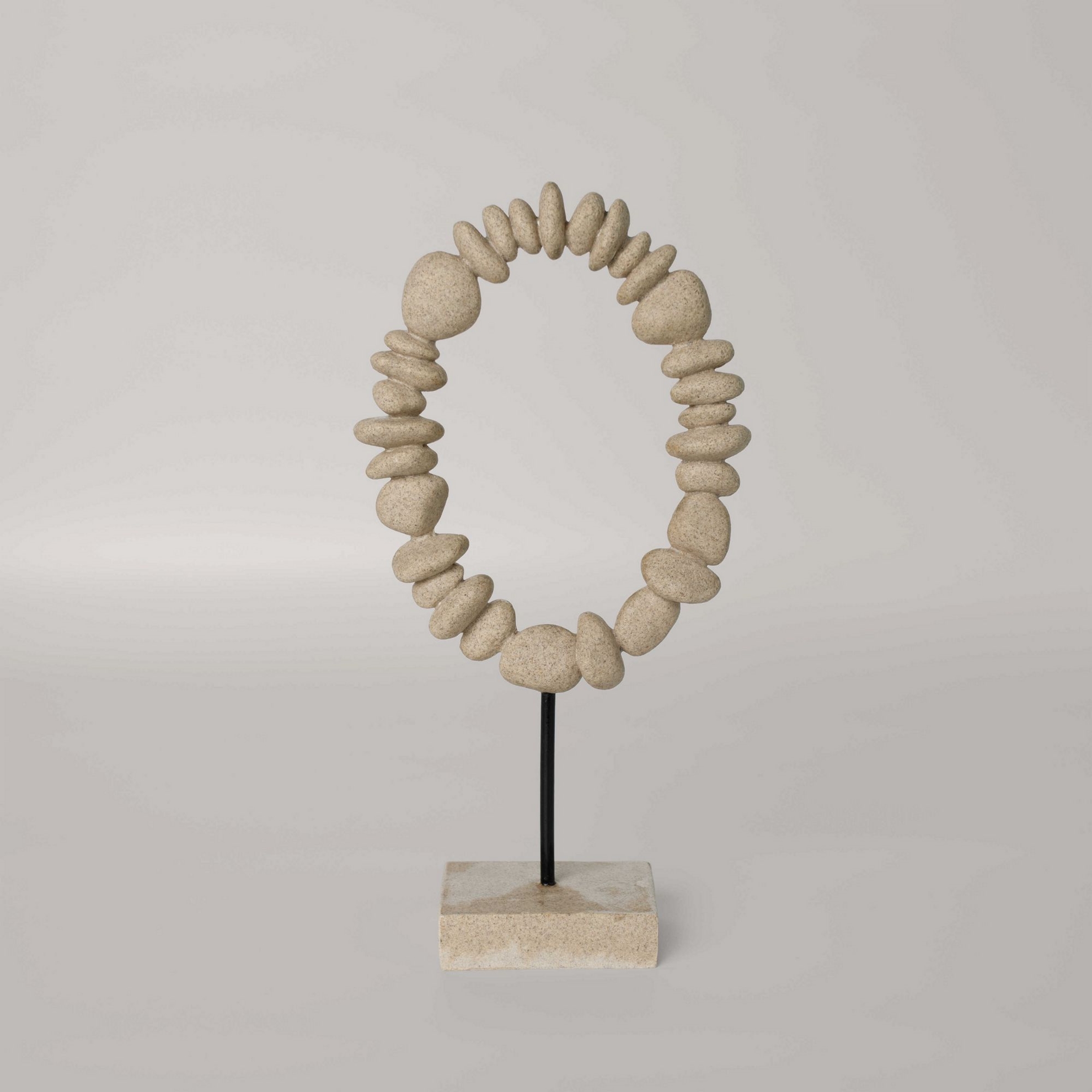 resm Linens Stone Garland 17x6x34 cm Dekor Naturel