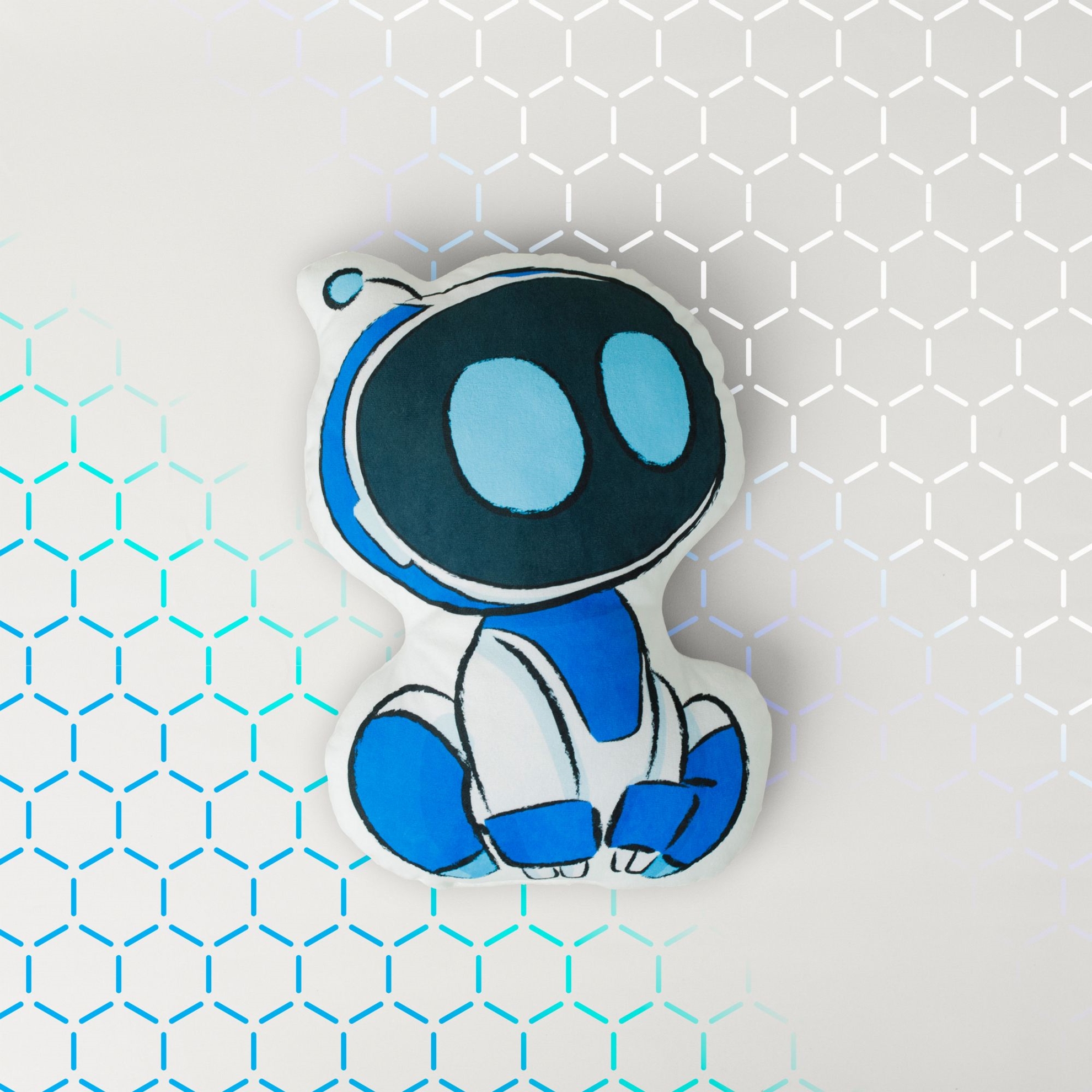resm Lisanslı Playstation Astrobot Polyester Şekilli Kırlent