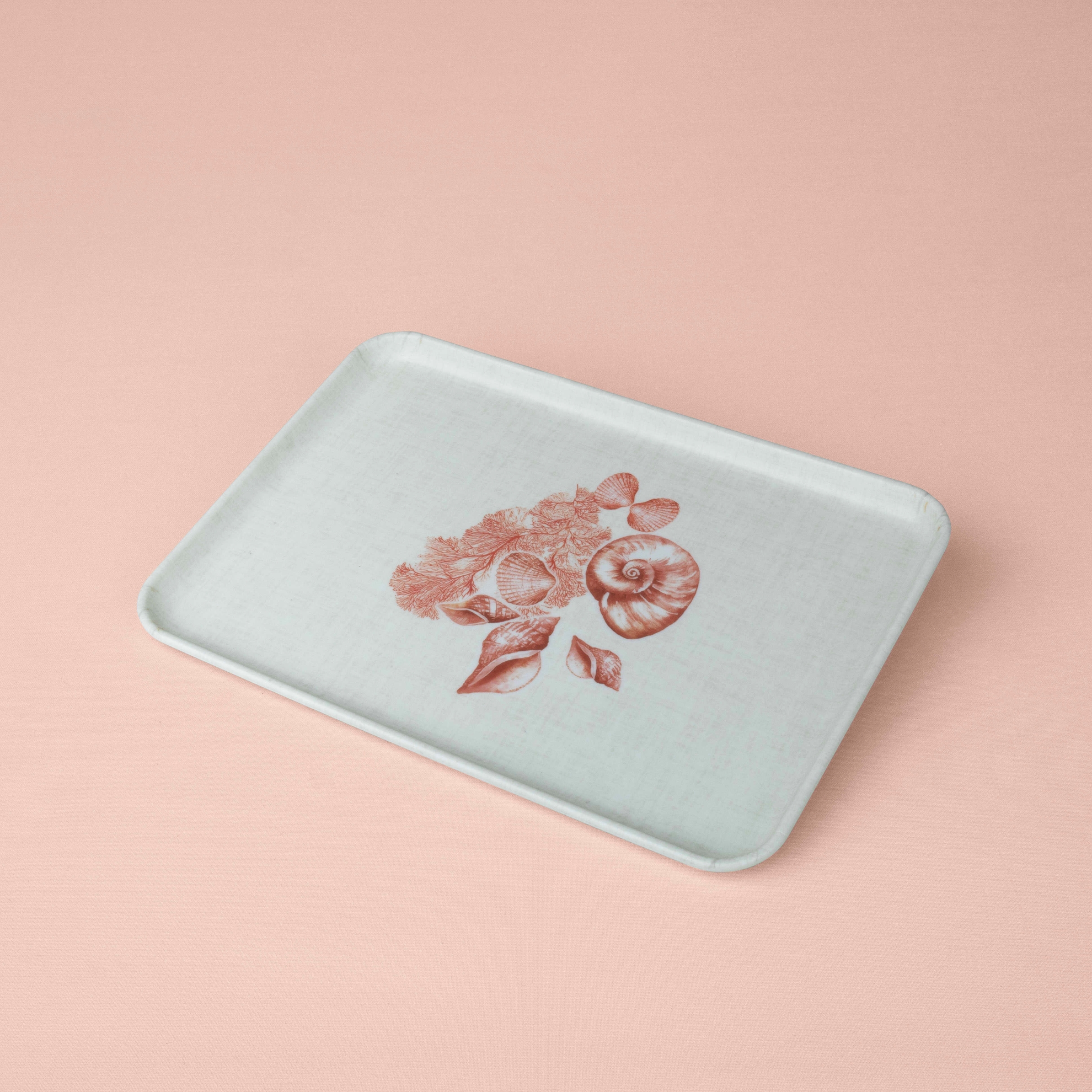 resm Linens Coral Melamin 33x23 cm Tepsi
