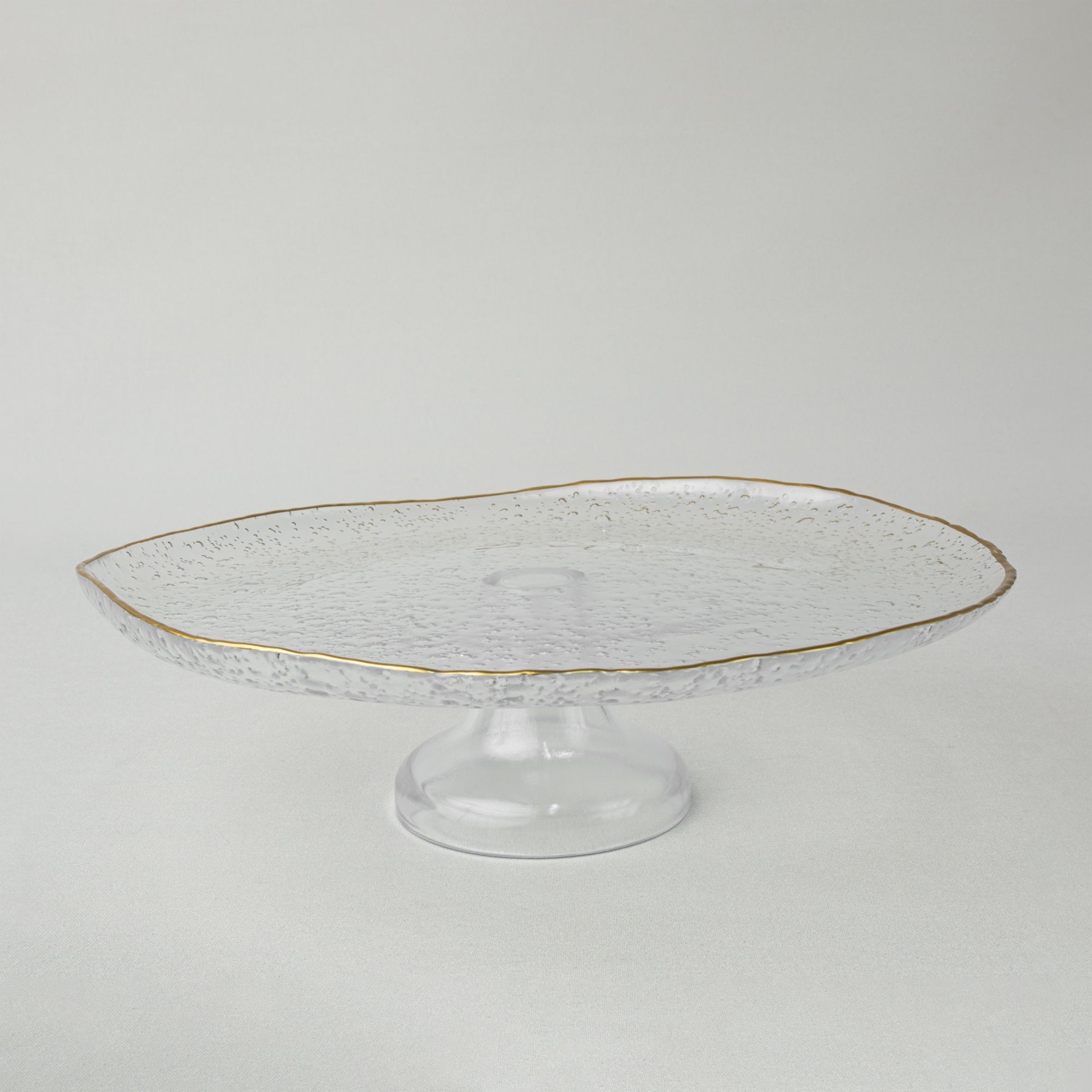 resm Linens Bubble Ayaklı Servis 33 cm Gold