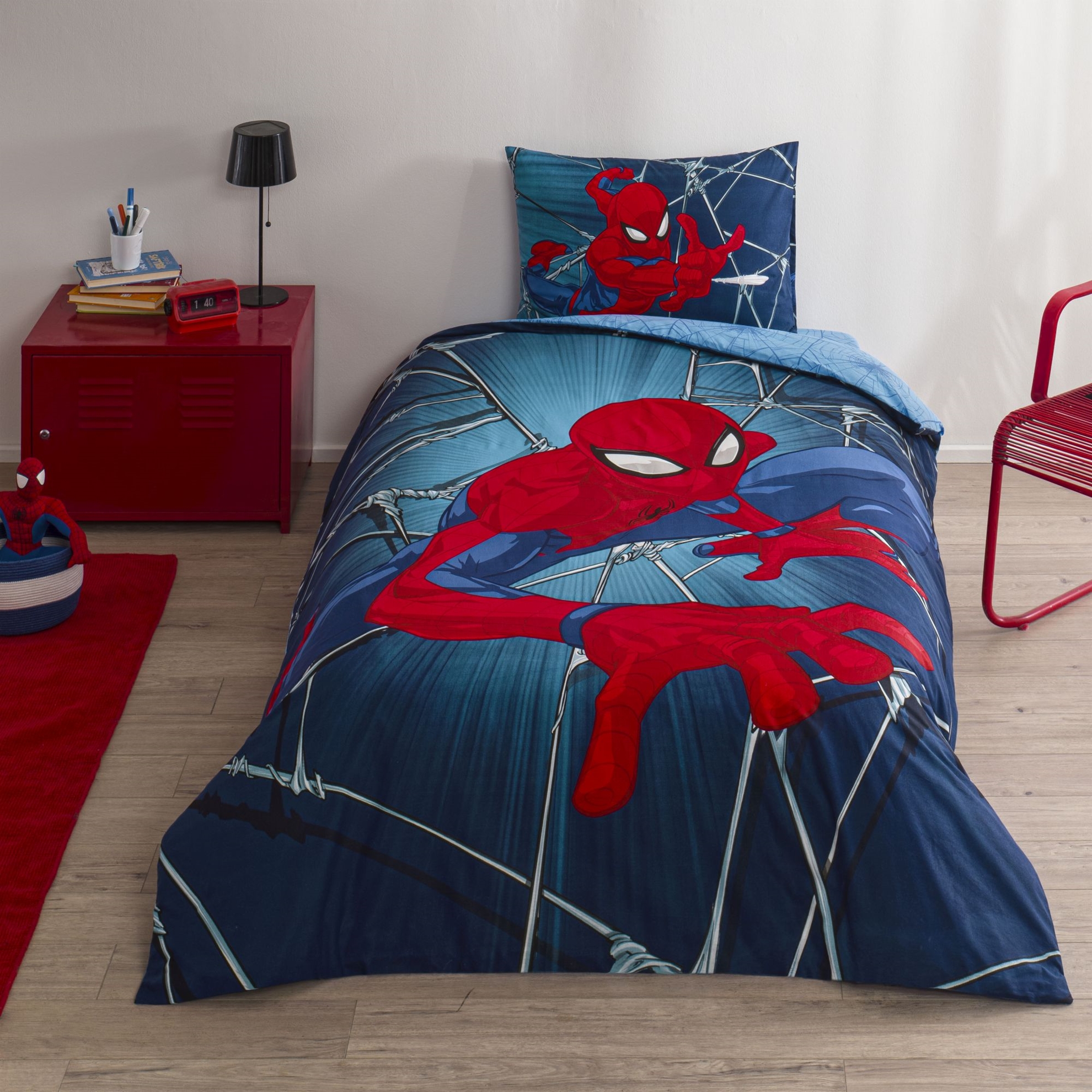resm Taç Lisanslı Spiderman Rise Tek Kişilik Pamuk Nevresim Takımı