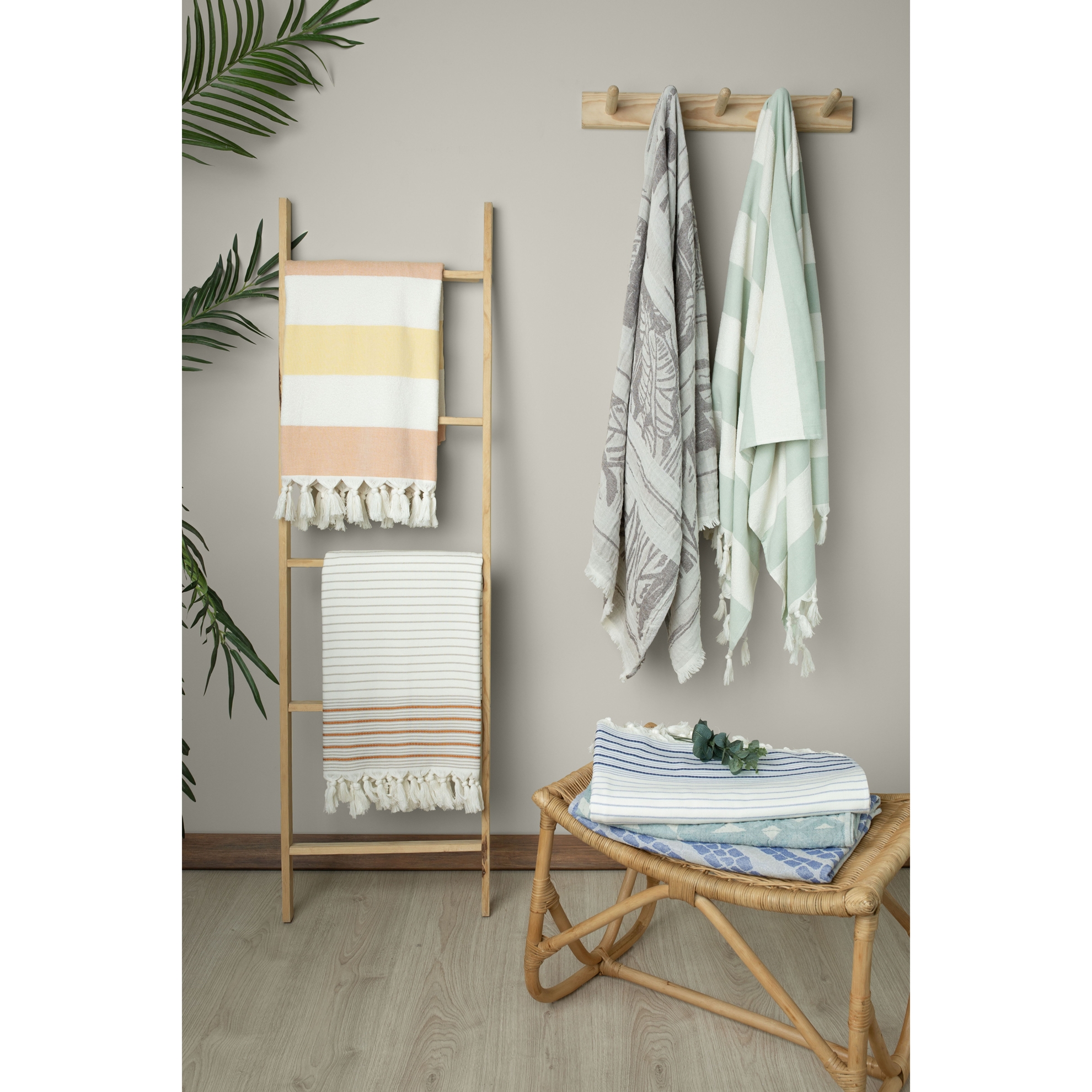 resm Linens Nossa 90x170 cm Plaj Havlusu Sarı