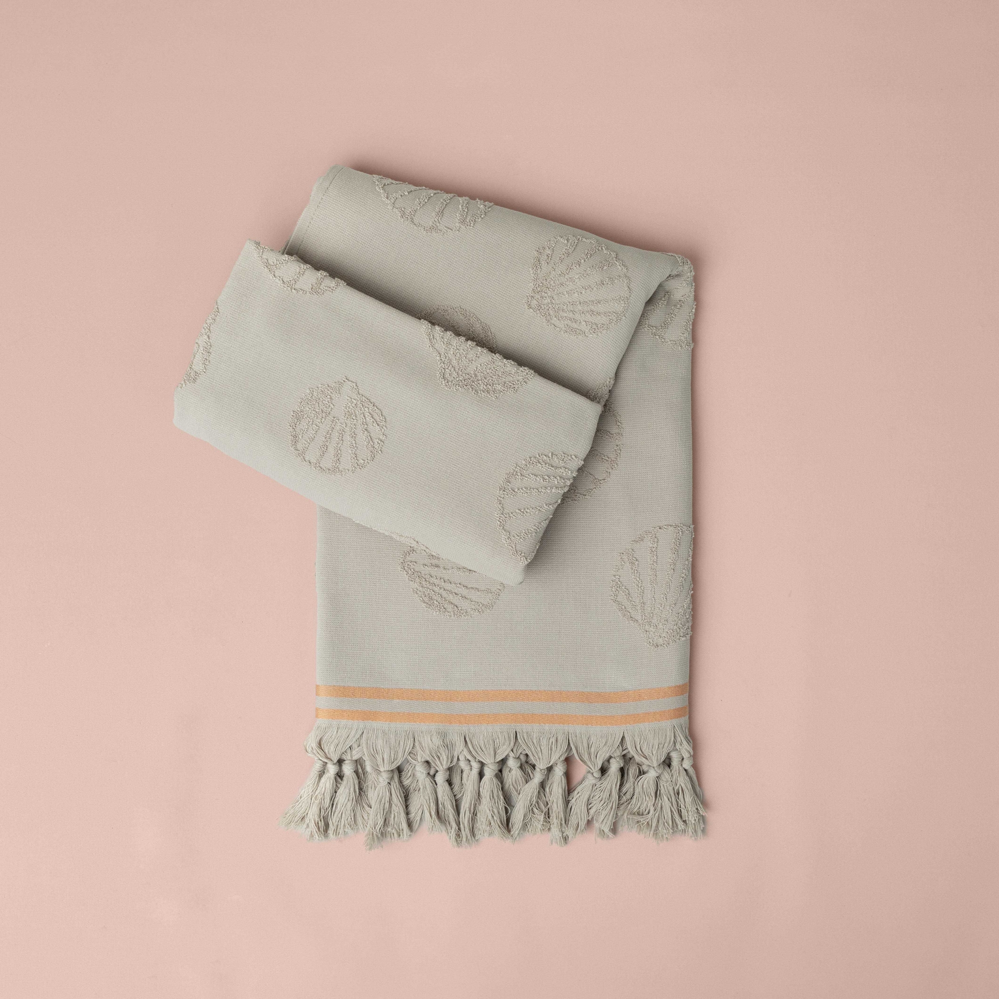 resm Linens Cowry 90x170 cm Plaj Havlusu Vizon