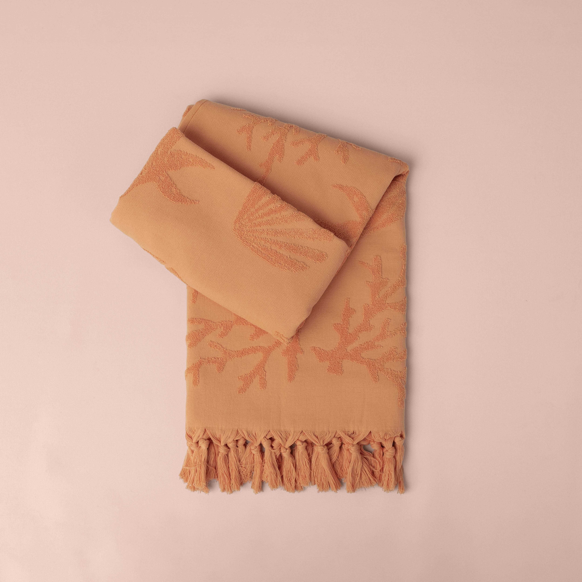 resm Linens Coral 90x170 cm Plaj Havlusu Somon