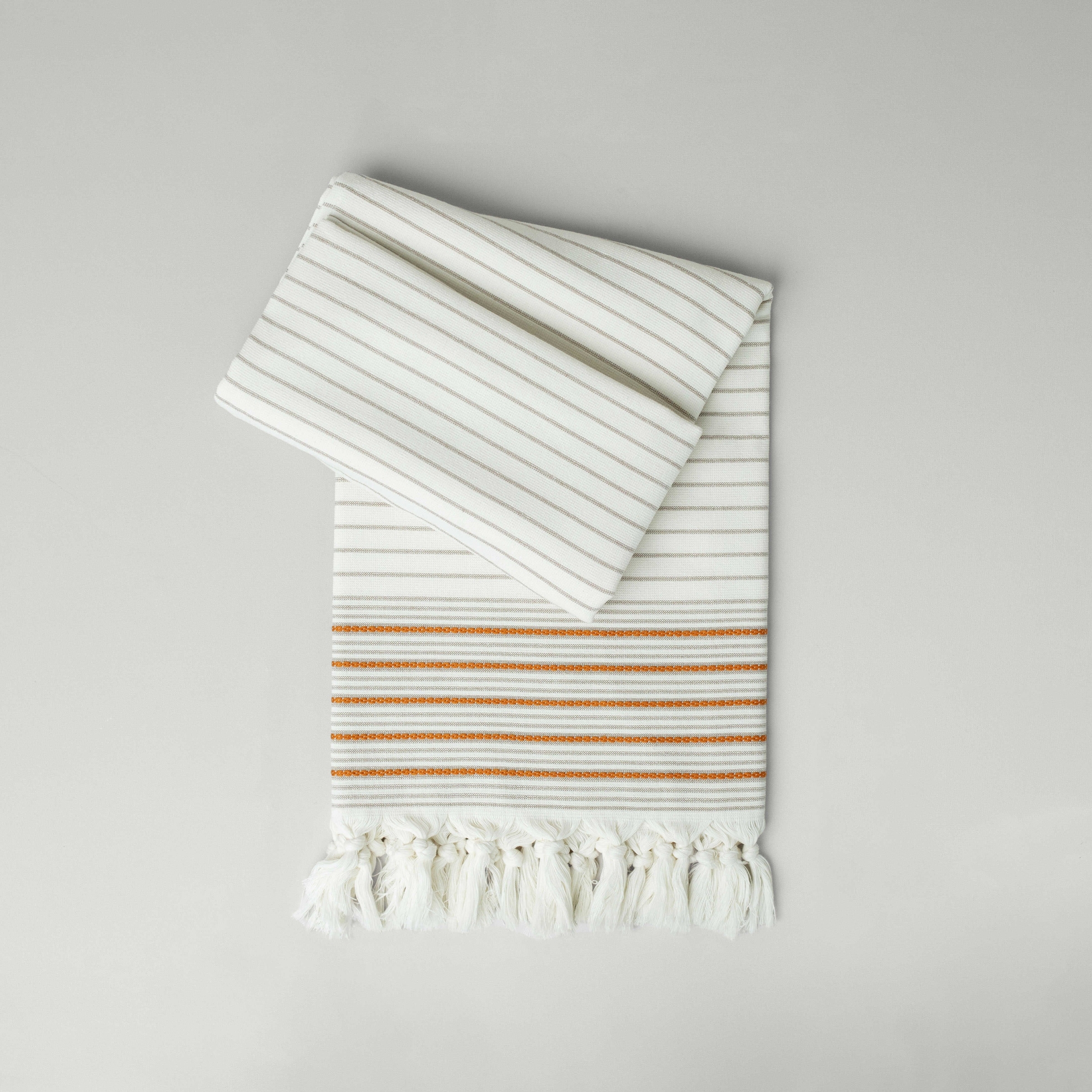 resm Linens Stripe 90x170 cm Plaj Havlusu Bej