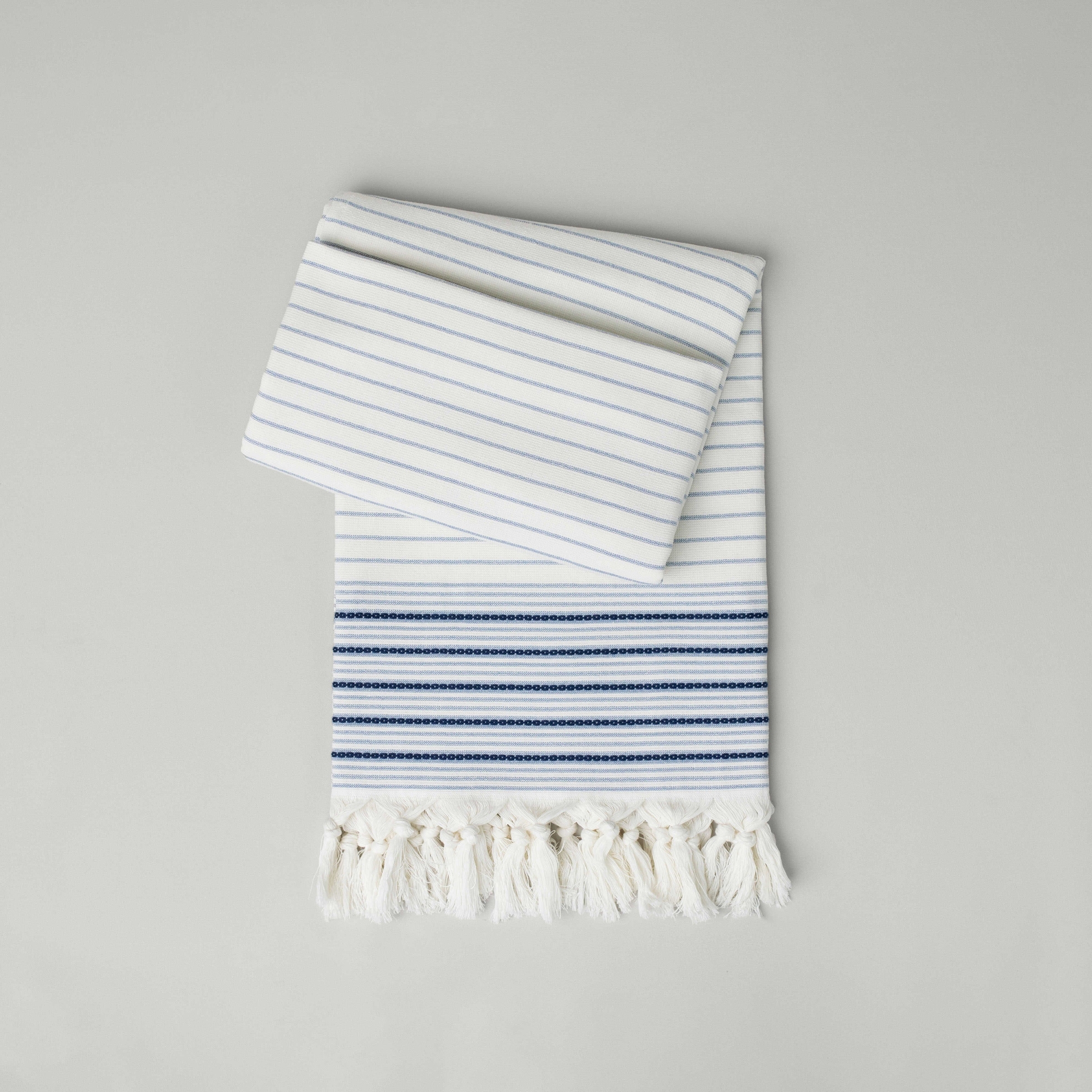 resm Linens Stripe 90x170 cm Plaj Havlusu Mavi