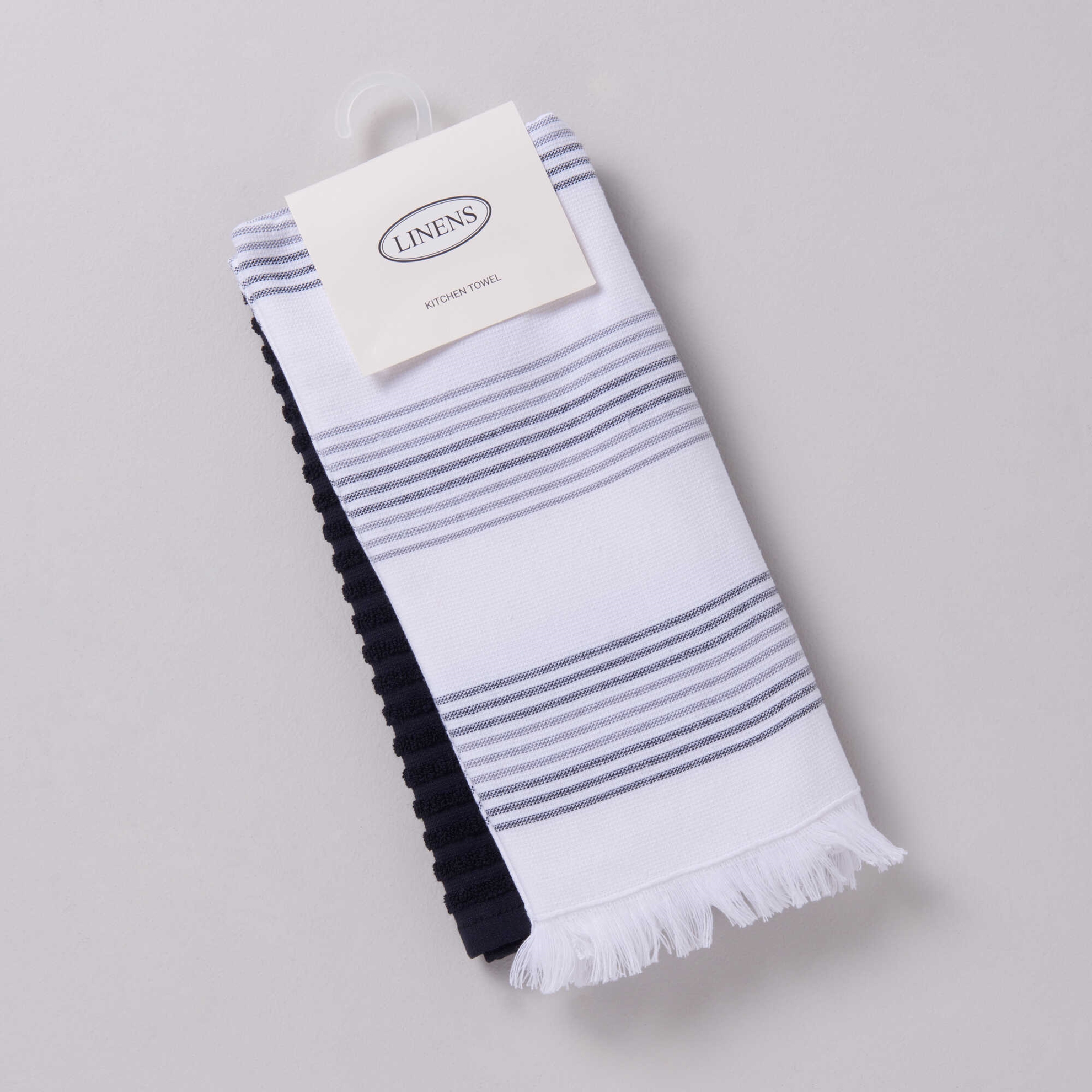resm Linens Ebon 2'li 40x60 cm Kurulama Bezi Siyah
