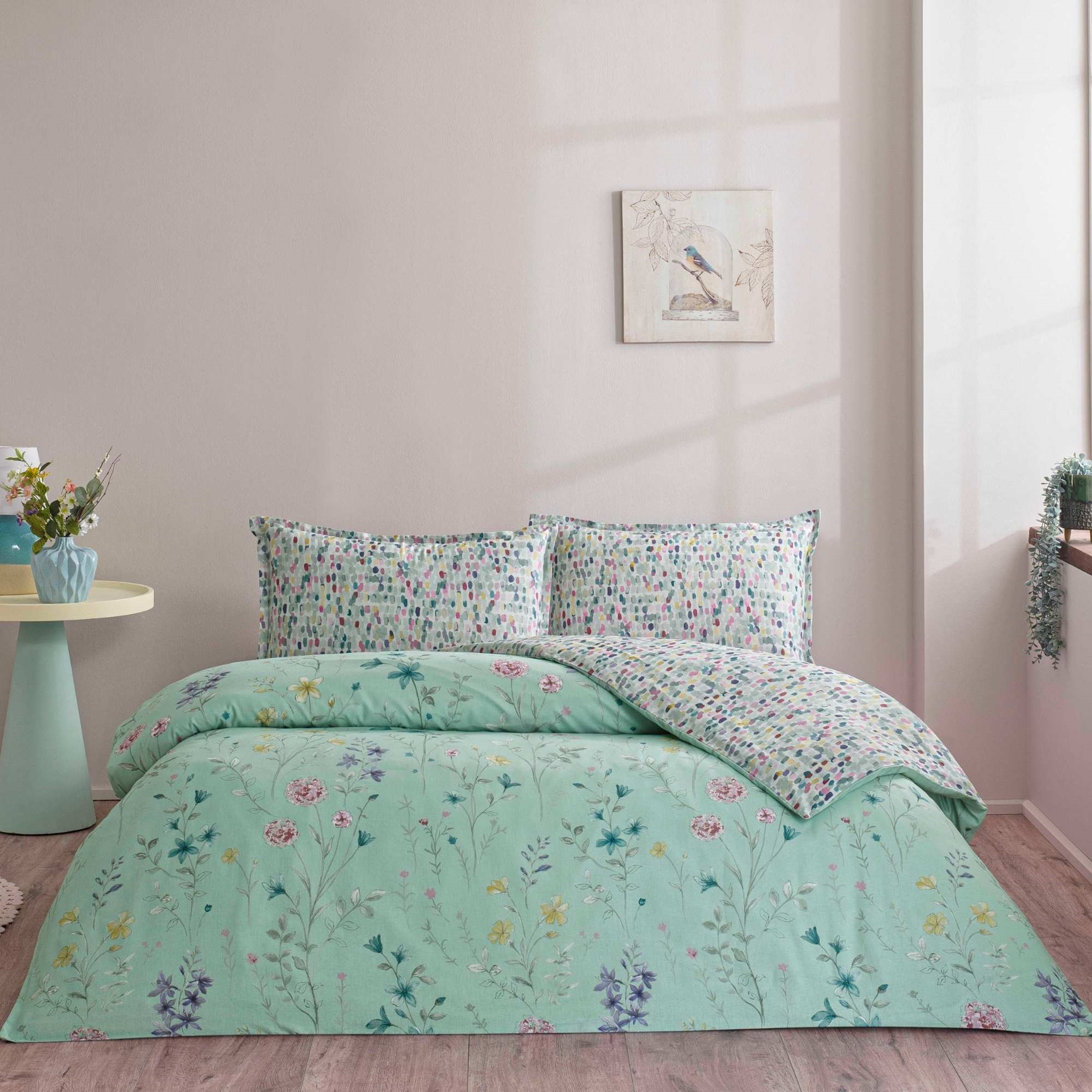 resm Taç Pepple Seç&Ser Çift Kişilik Nevresim Takımı Mint