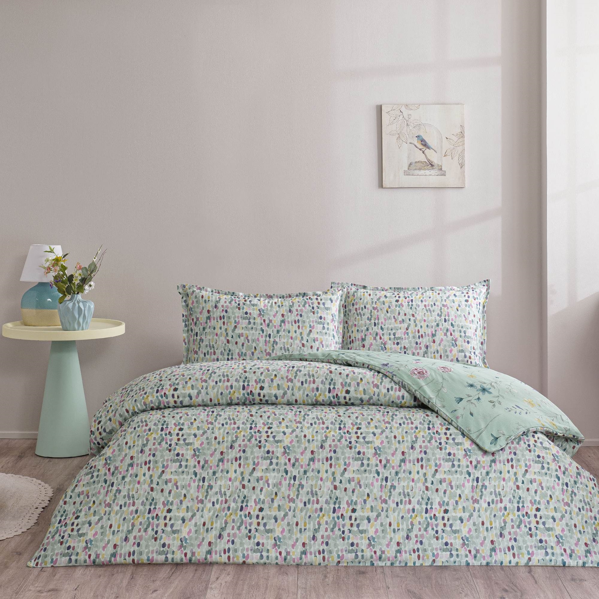 resm Taç Pepple Seç&Ser Çift Kişilik Nevresim Takımı Mint