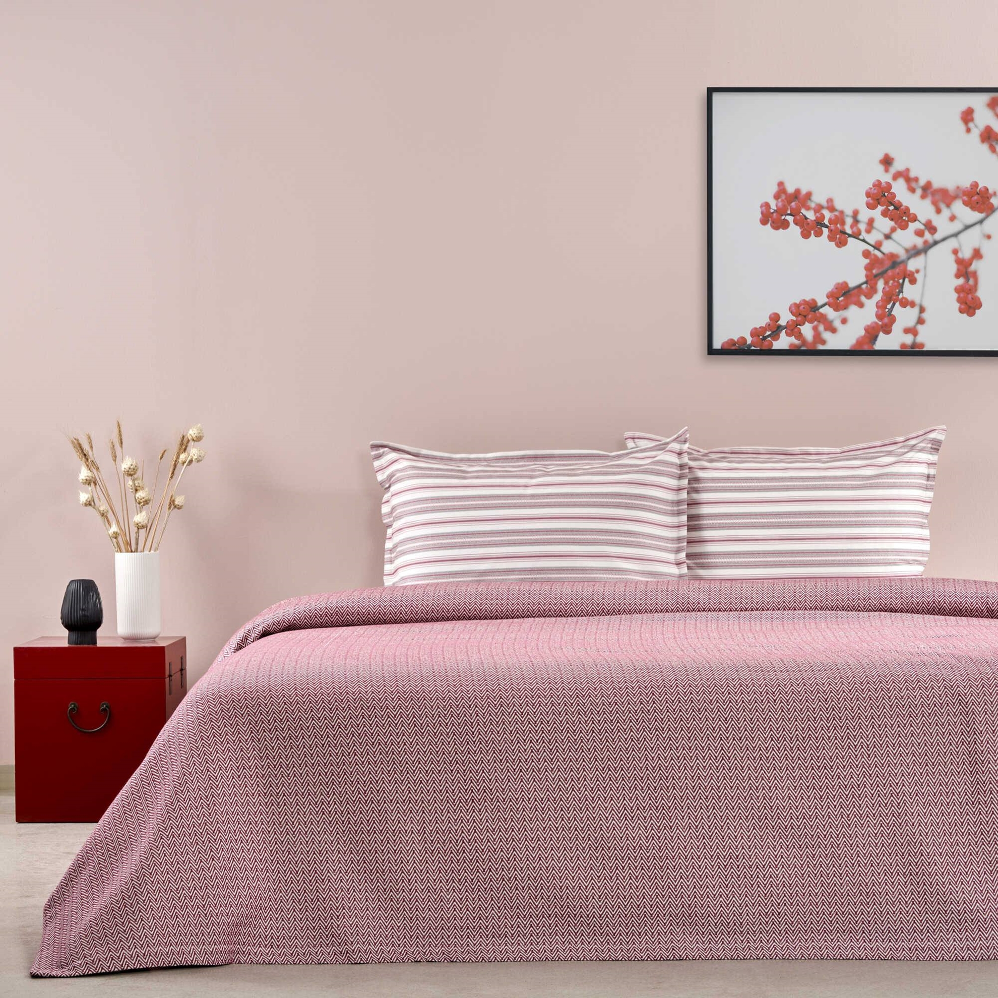 resm Taç Royal Çift Kişilik Softly Set Bordo