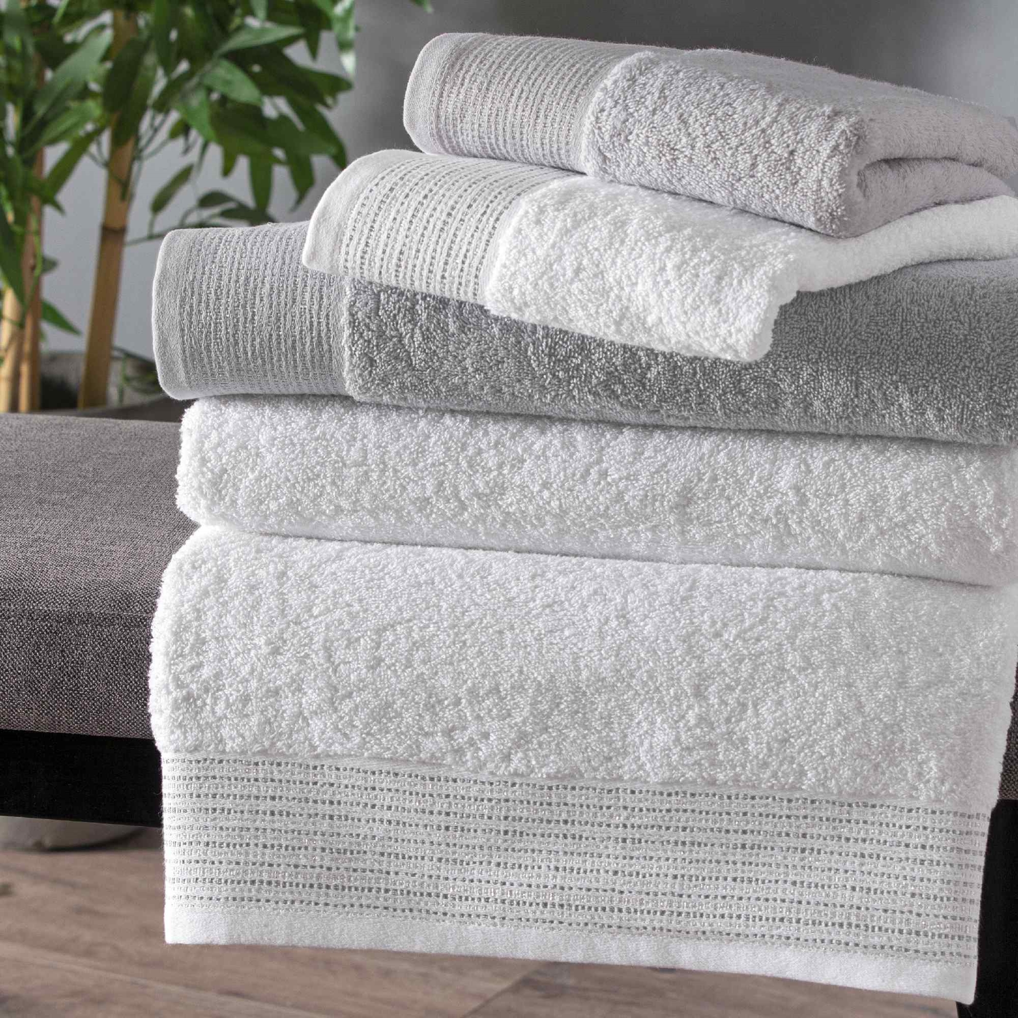 resm Taç Zen Pure Cotton Pamuk Aile Set Açık Gri Beyaz
