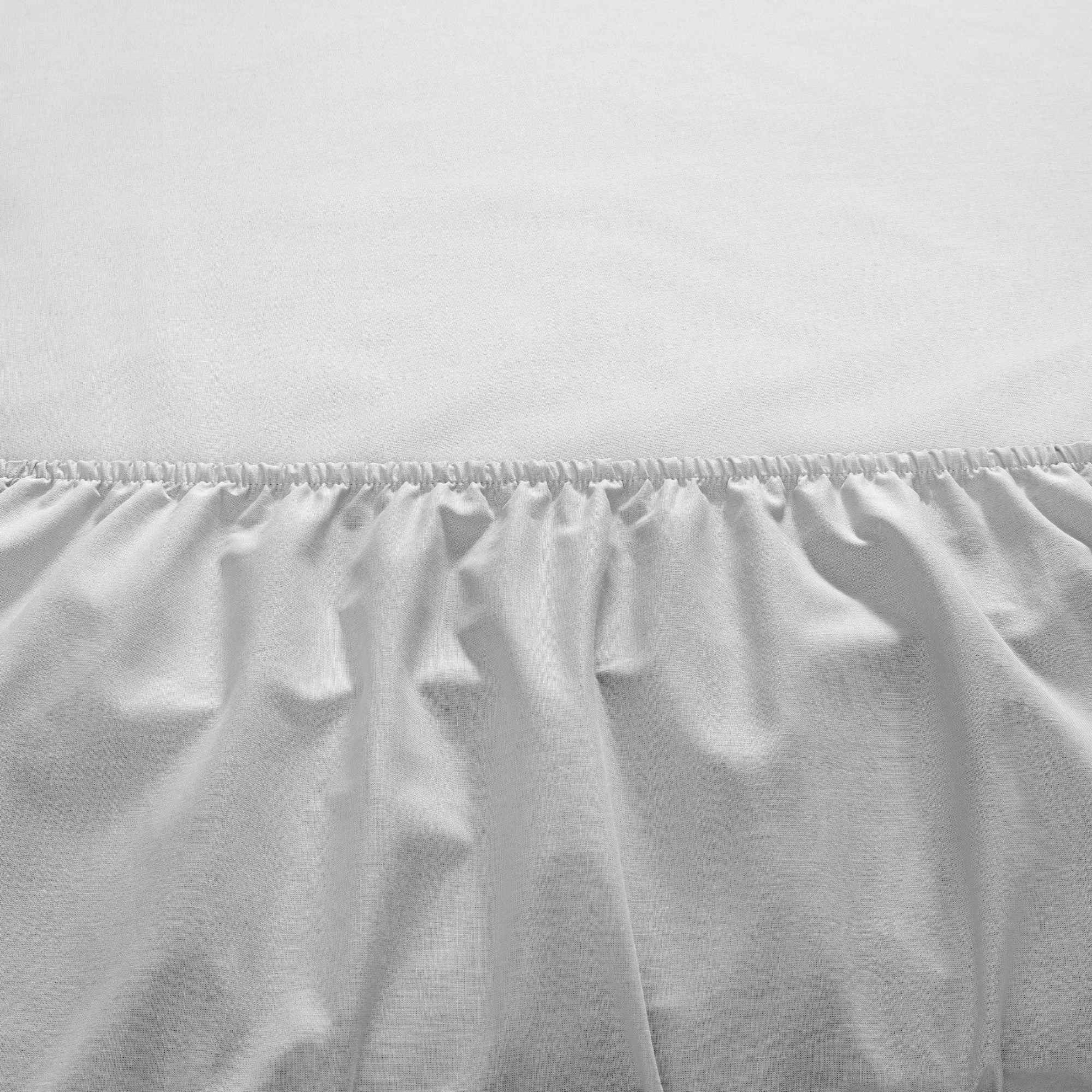 resm Taç Ranforce Lastikli Queen Size Çarşaf Set Gri