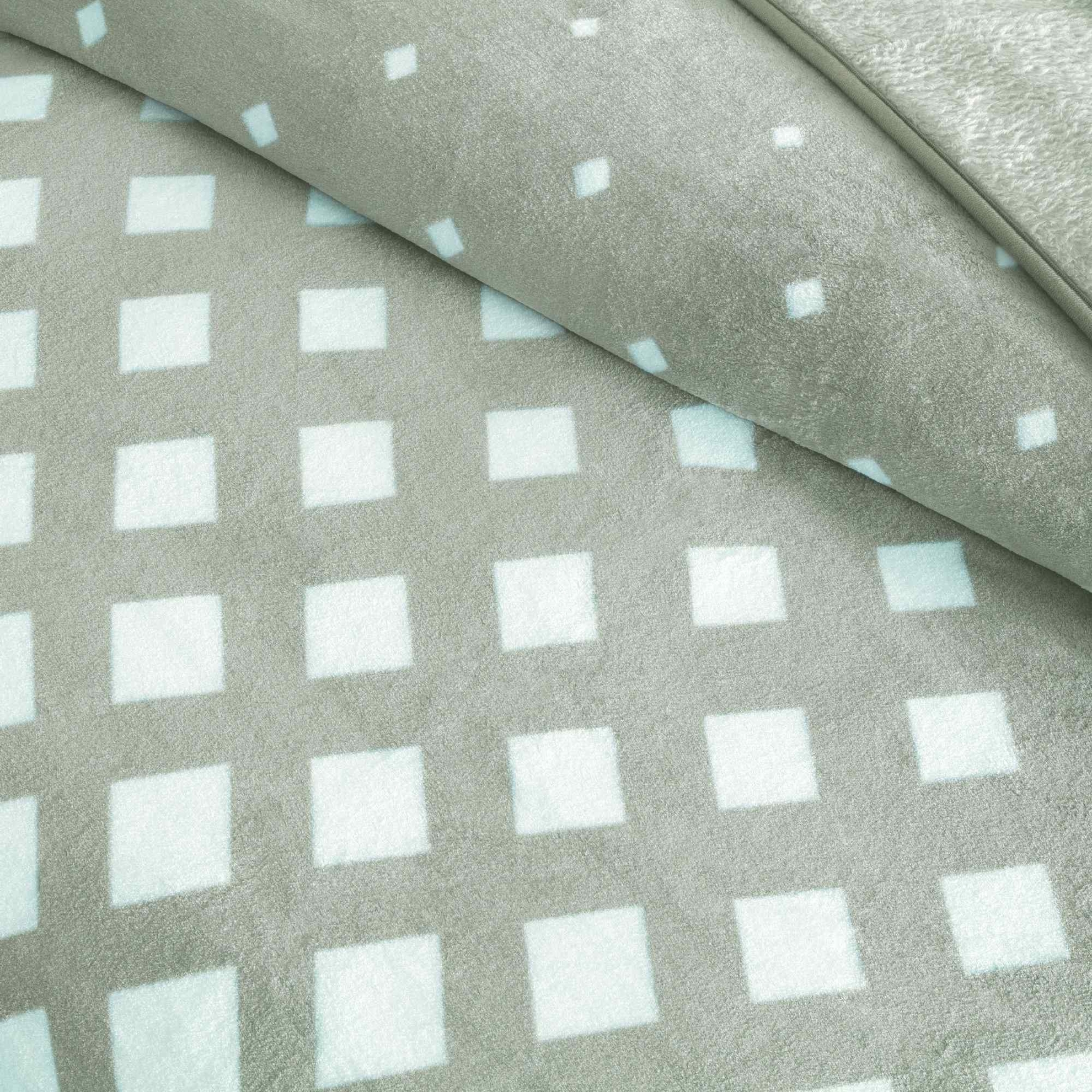 resm Taç Noa Çift Kişilik Battaniye Gri