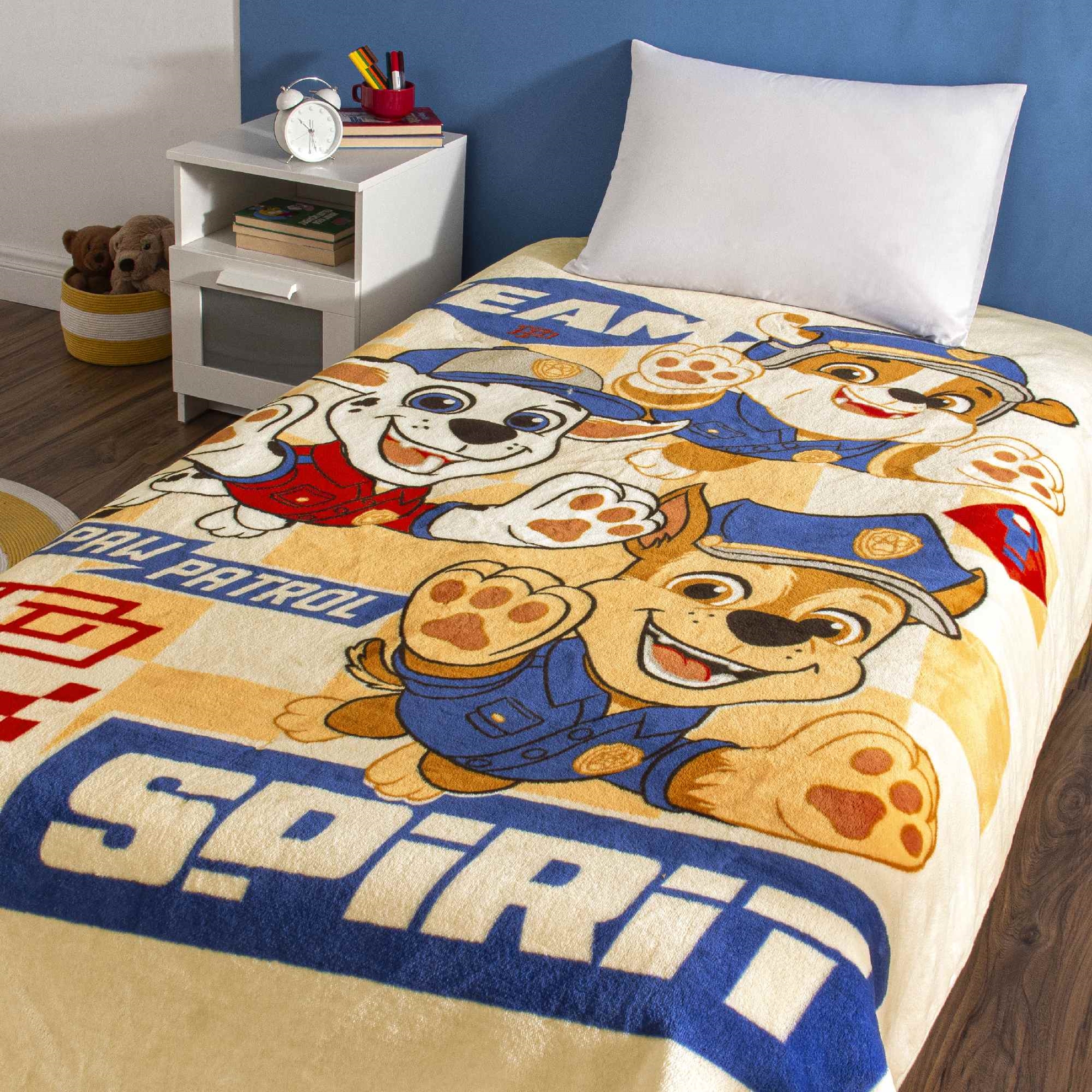 resm Lisanslı Paw Patrol Joy Tek Kişilik Battaniye