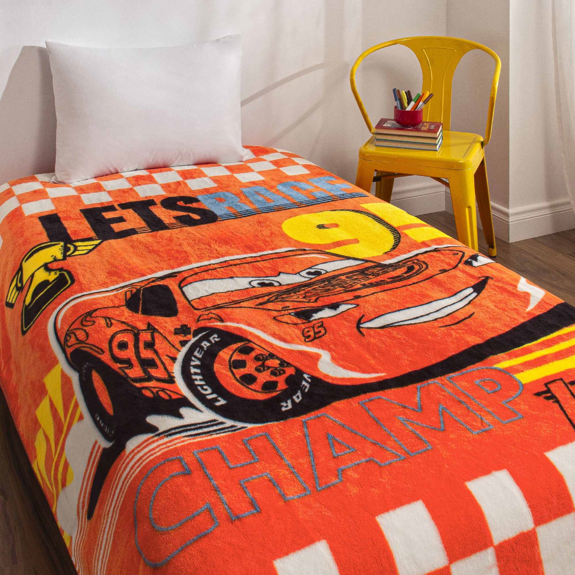 resm Lisanslı Disney Cars Speed Tek Kişilik Battaniye