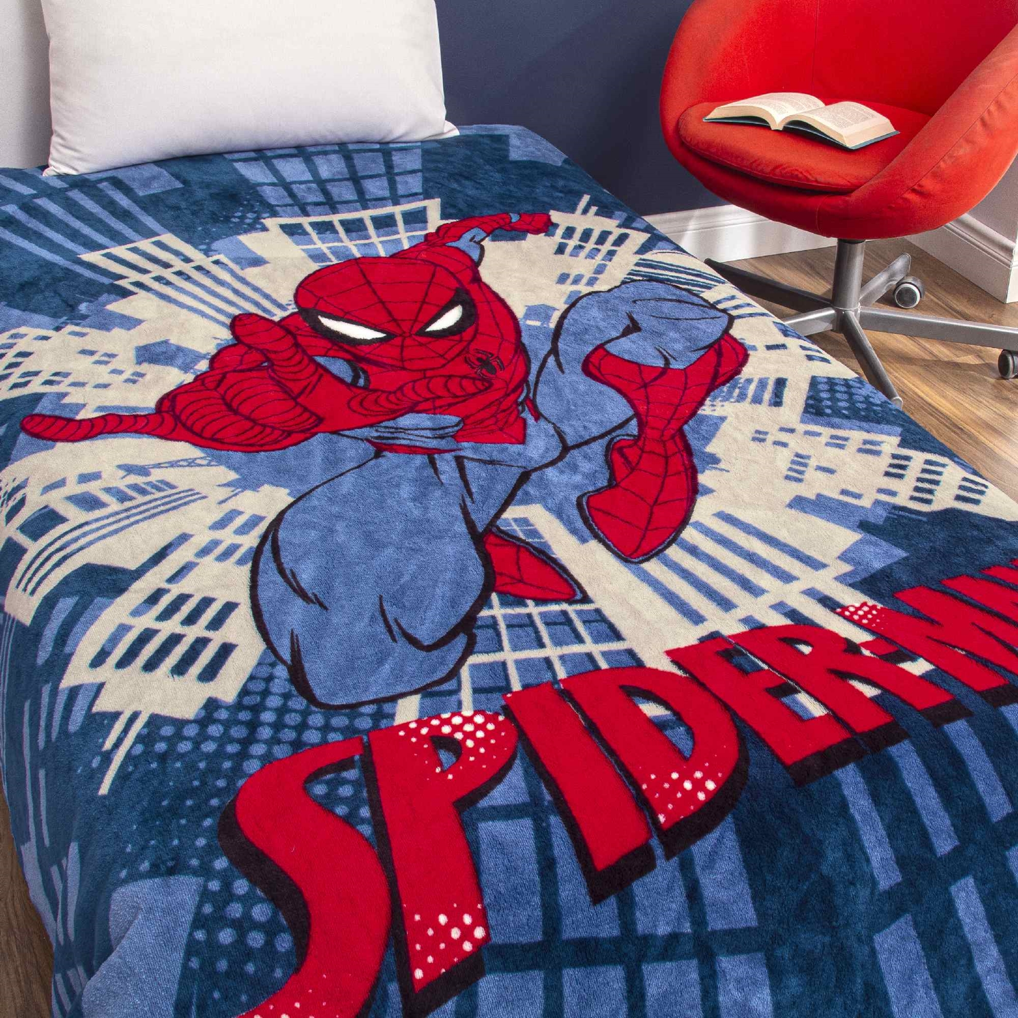 resm Lisanslı Spiderman Pop Tek Kişilik Battaniye