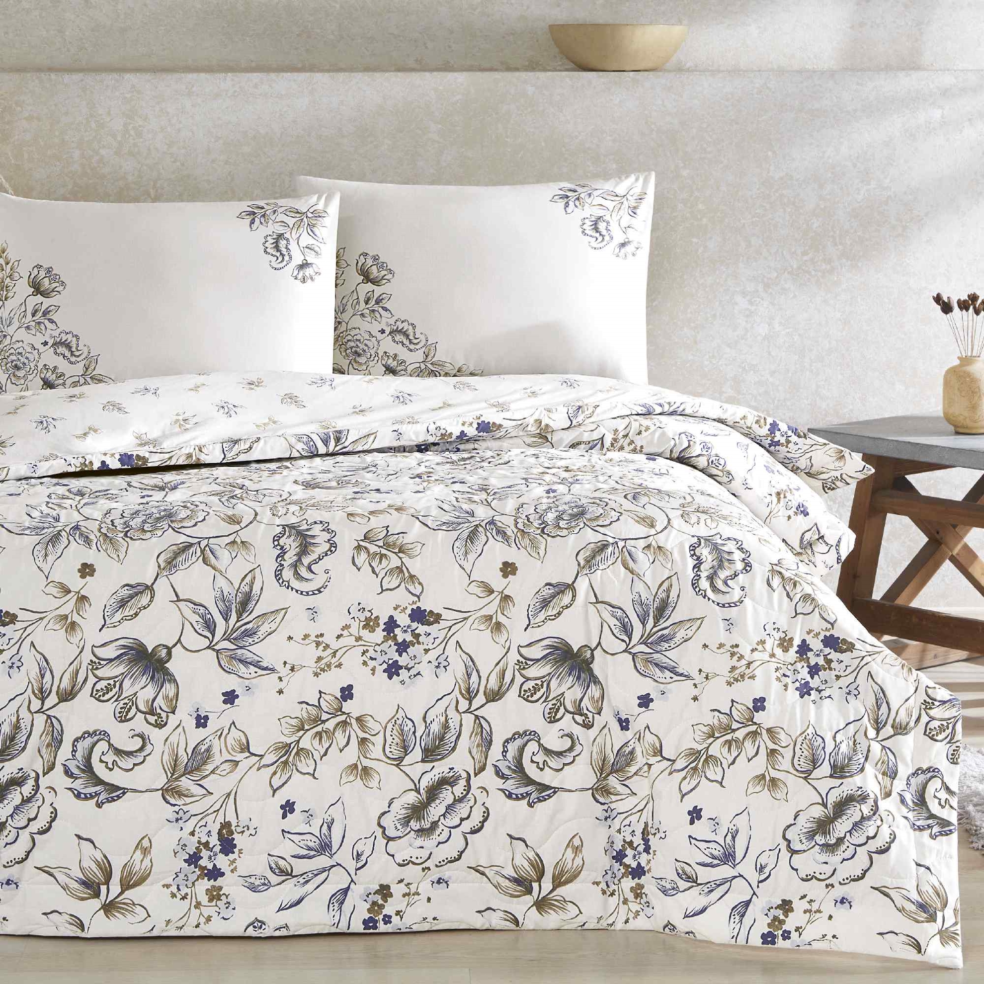 resm Taç Pansy Ranforce Tek Kişilik Complete Set Kahverengi