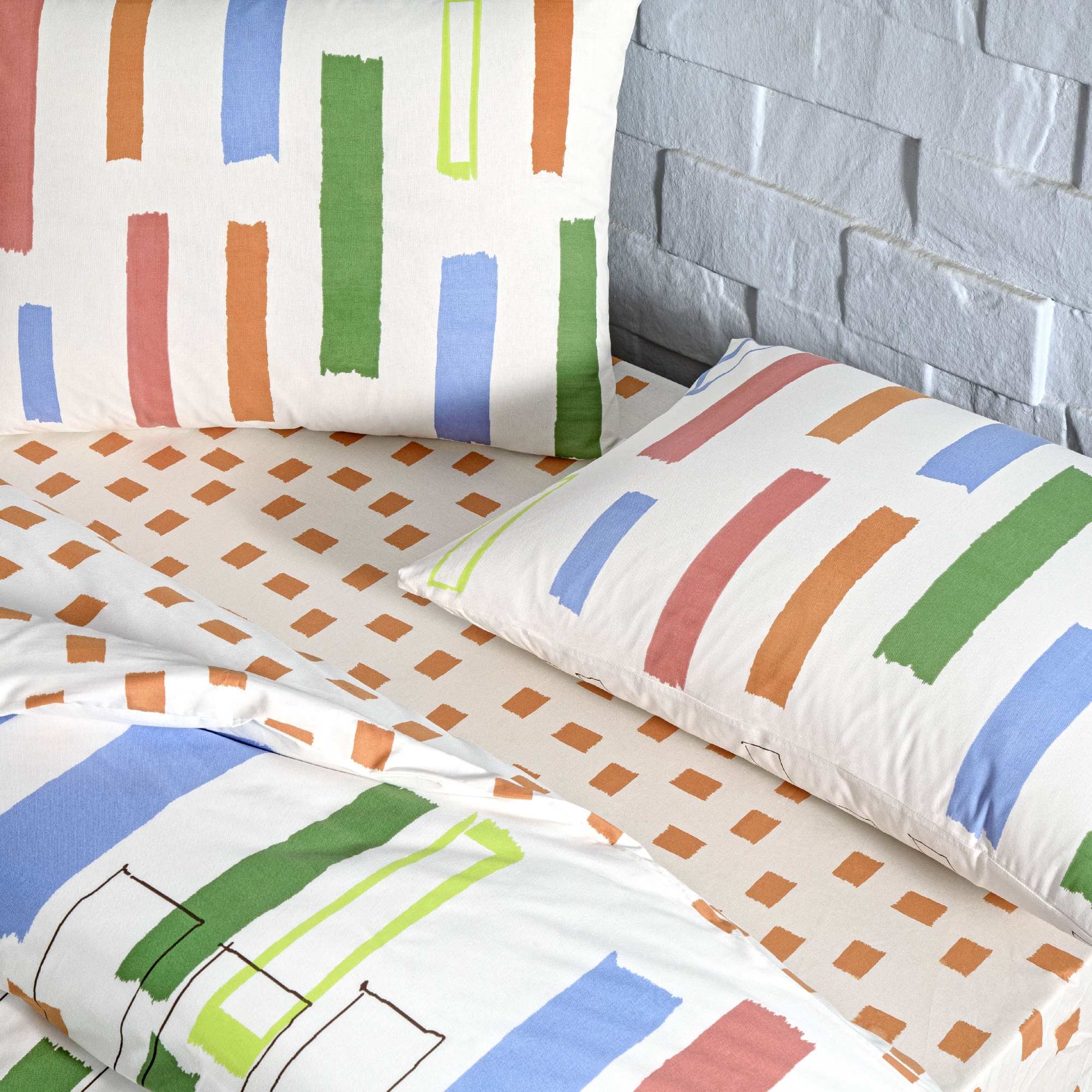 resm Taç Legrand Ranforce Çift Kişilik Nevresim Takımı Yeşil