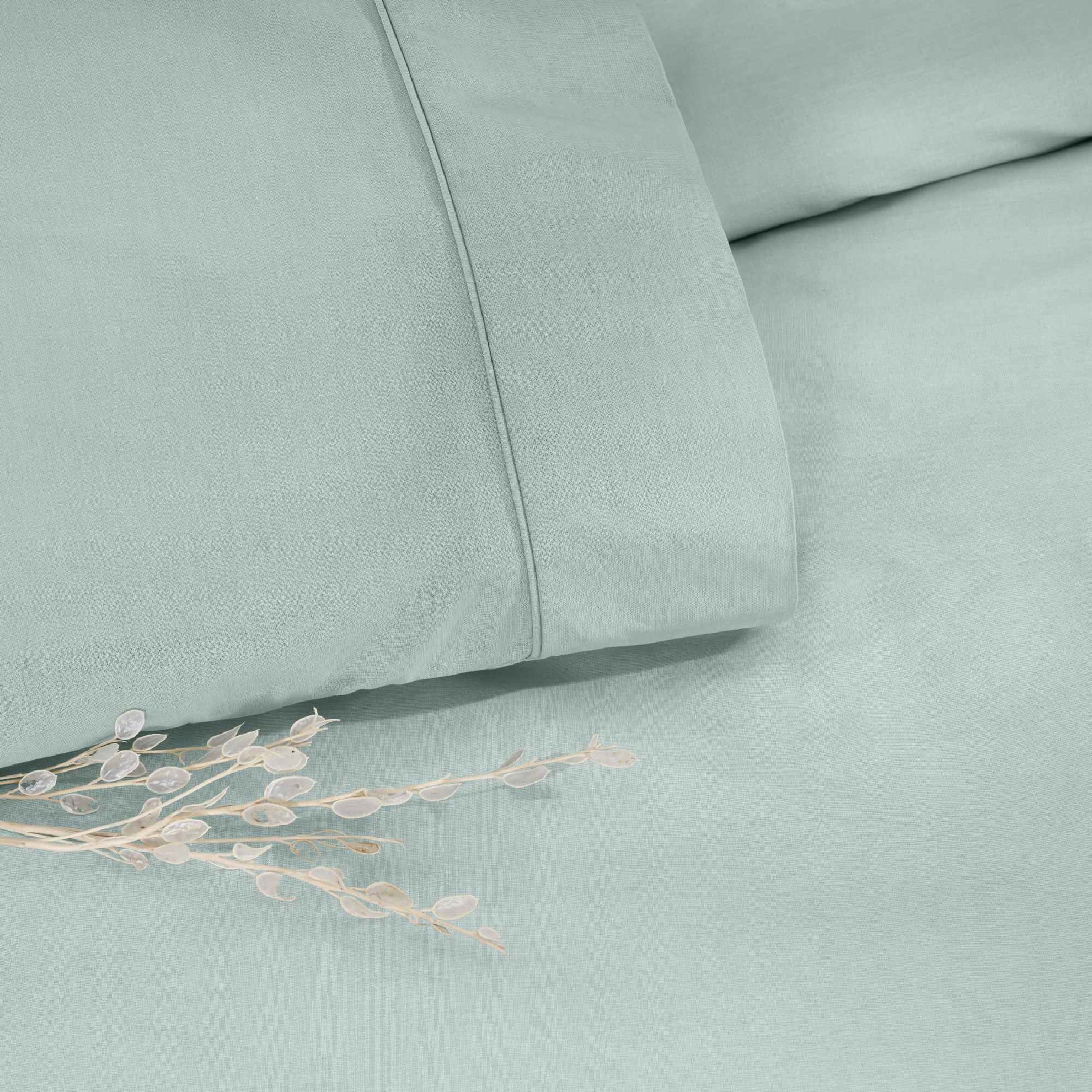 resm Taç Basic Ranforce Tek Kişilik Nevresim Takımı Mavi