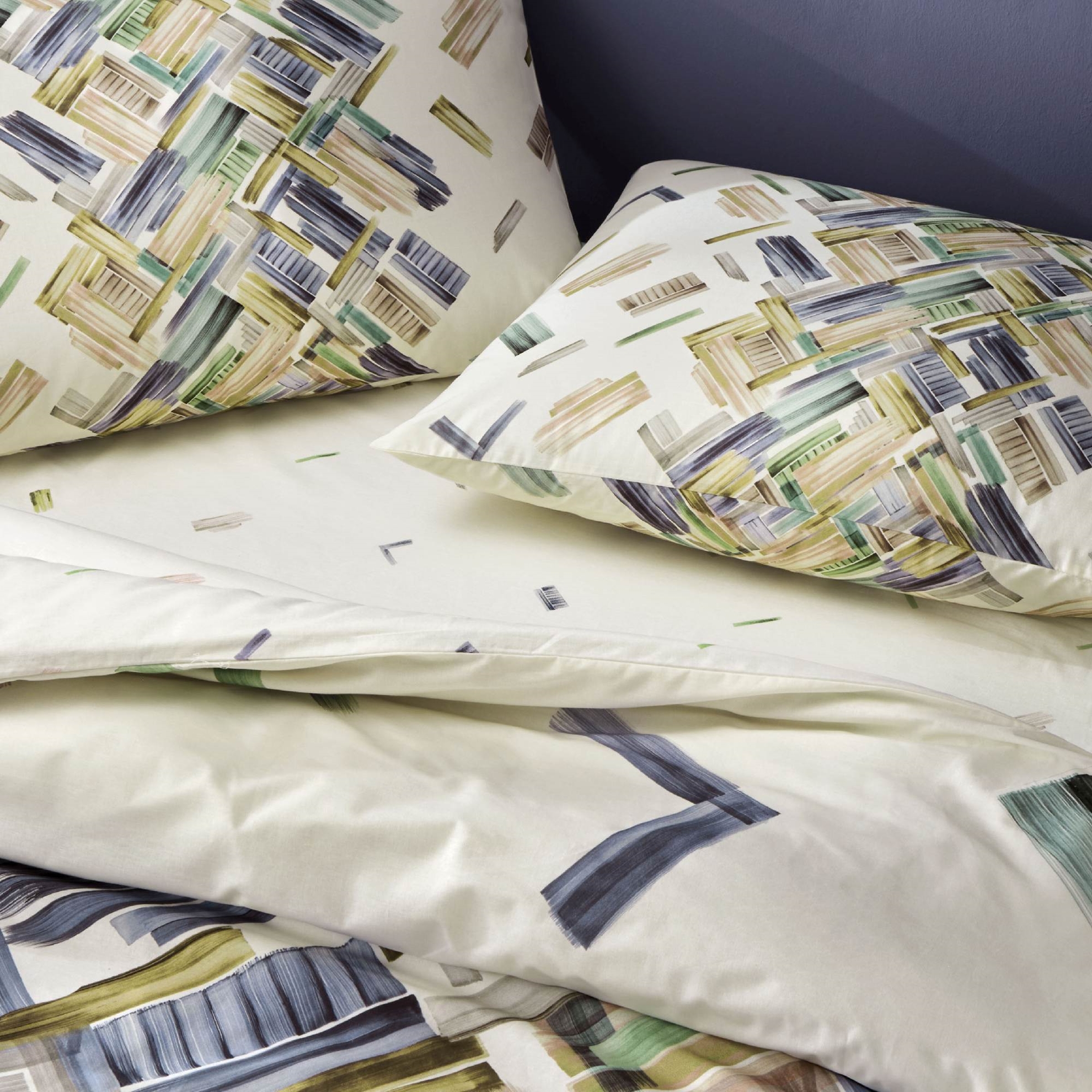 resm Taç Rafael Ranforce Çift Kişilik Nevresim Takımı Yeşil