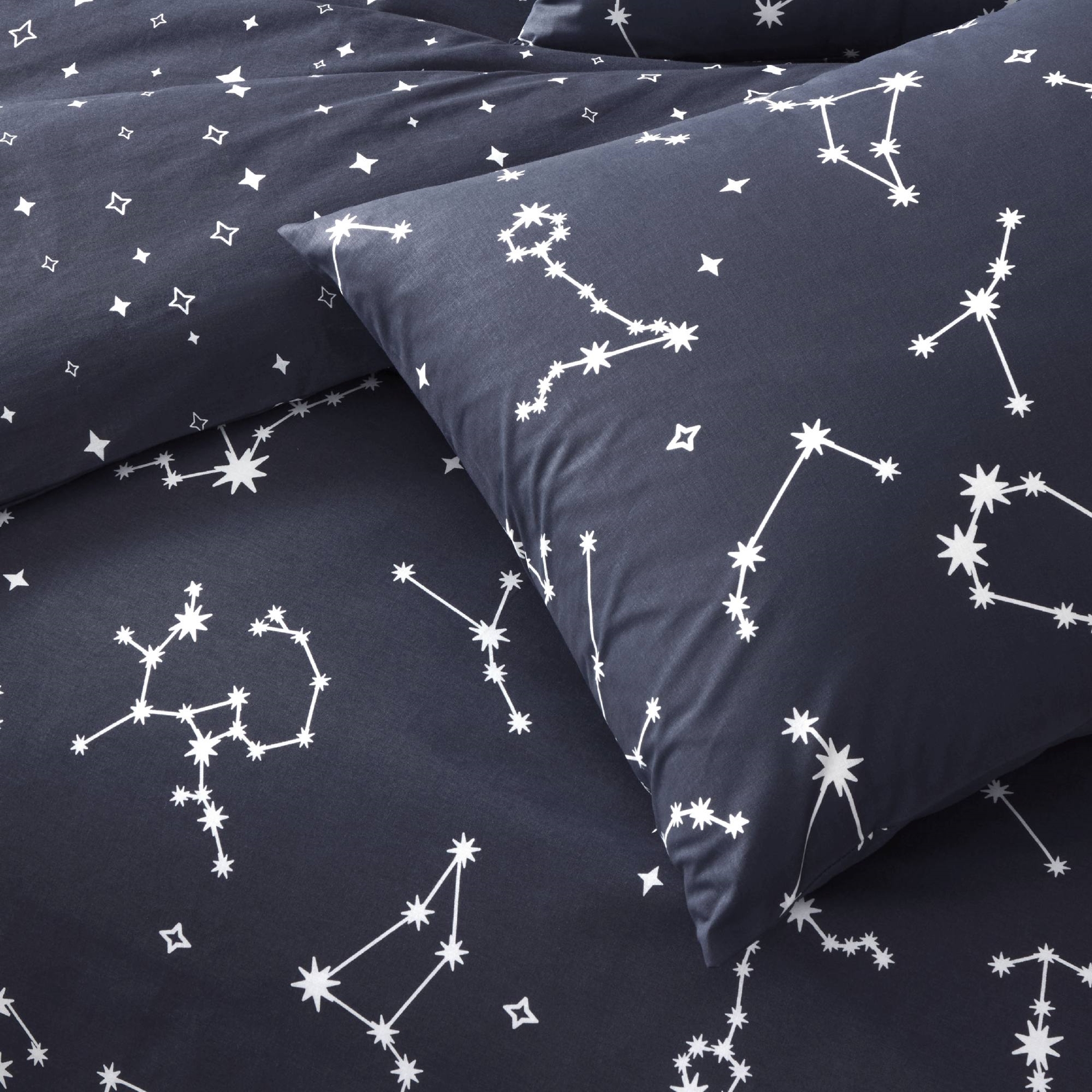 resm Taç Lonny Ranforce Tek Kişilik Nevresim Takımı Lacivert