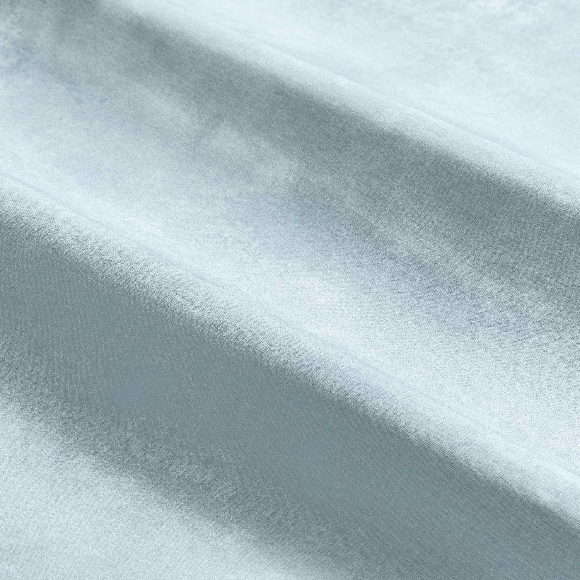 resm Taç Butik Velur Pamuk Çarşaf Çift Kişilik Mavi