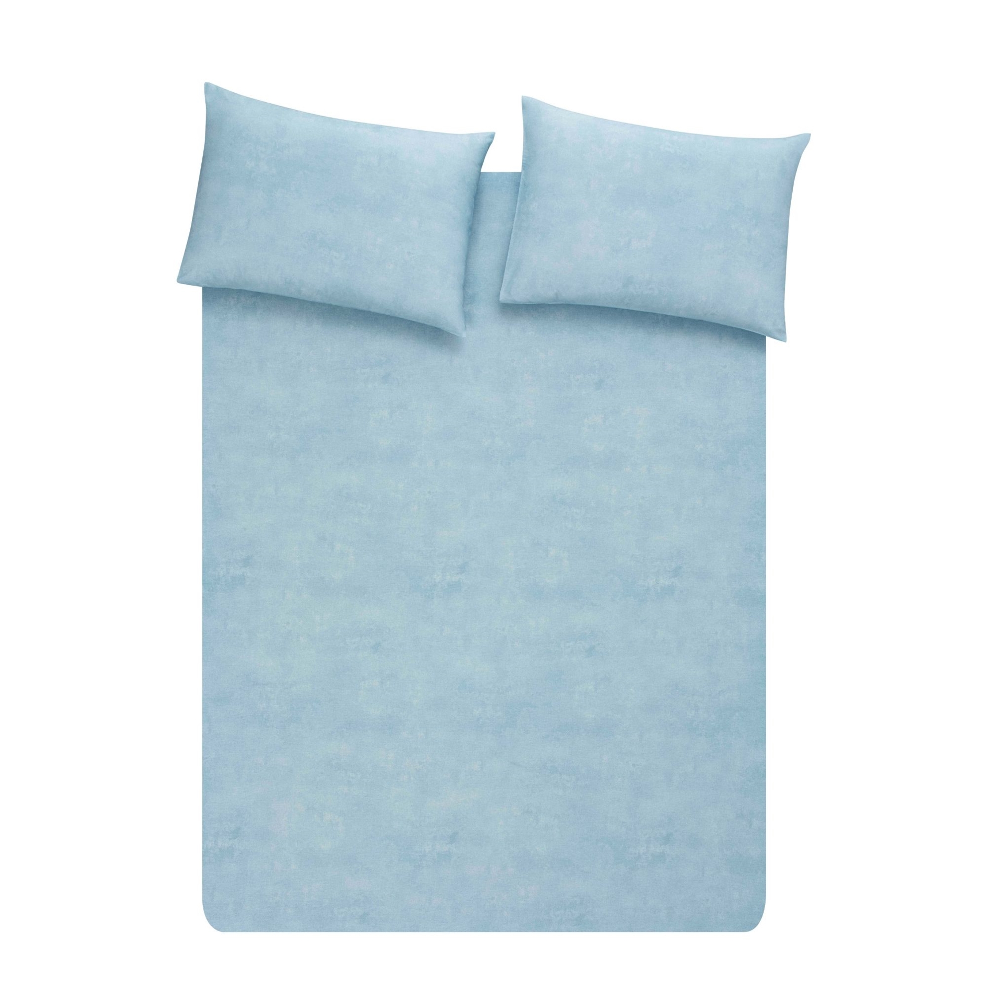 resm Taç Butik Velur Pamuk 2'li Yastık Kılıfı Seti Mavi