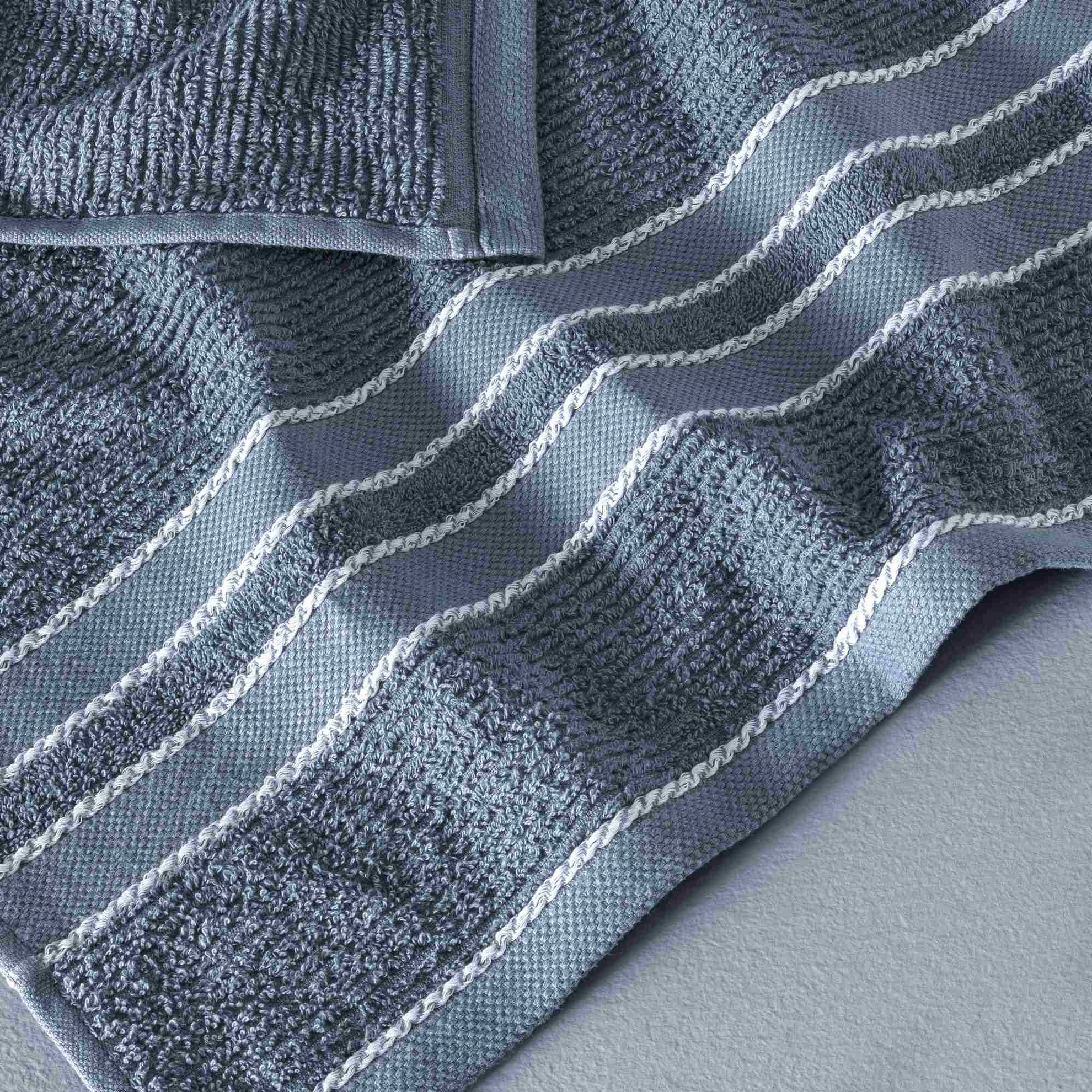 resm Taç Butik Doğu Ekspresi Pamuk Yüz Havlusu Mavi 50x85