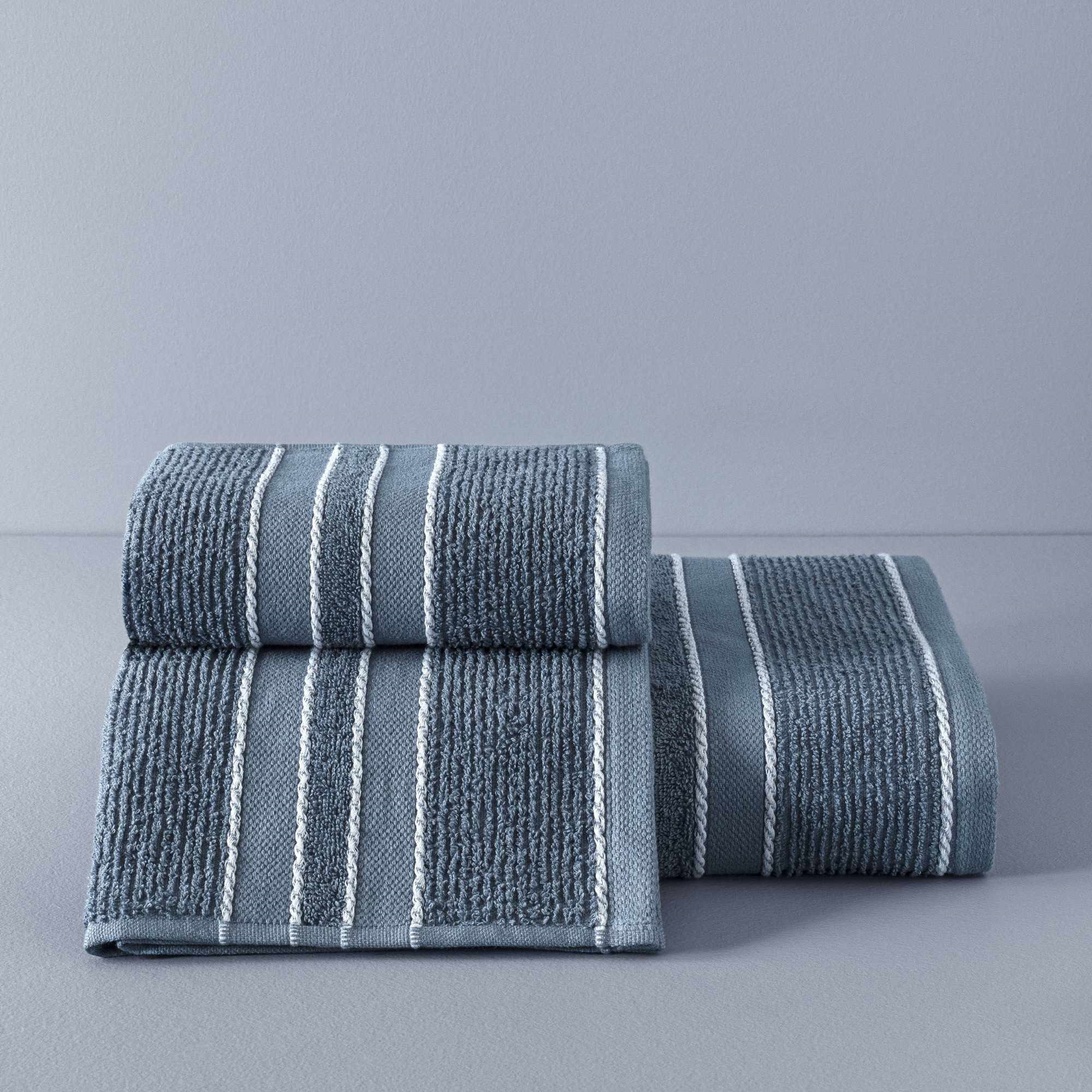 resm Taç Butik Doğu Ekspresi Pamuk Banyo Havlusu Mavi 70x140