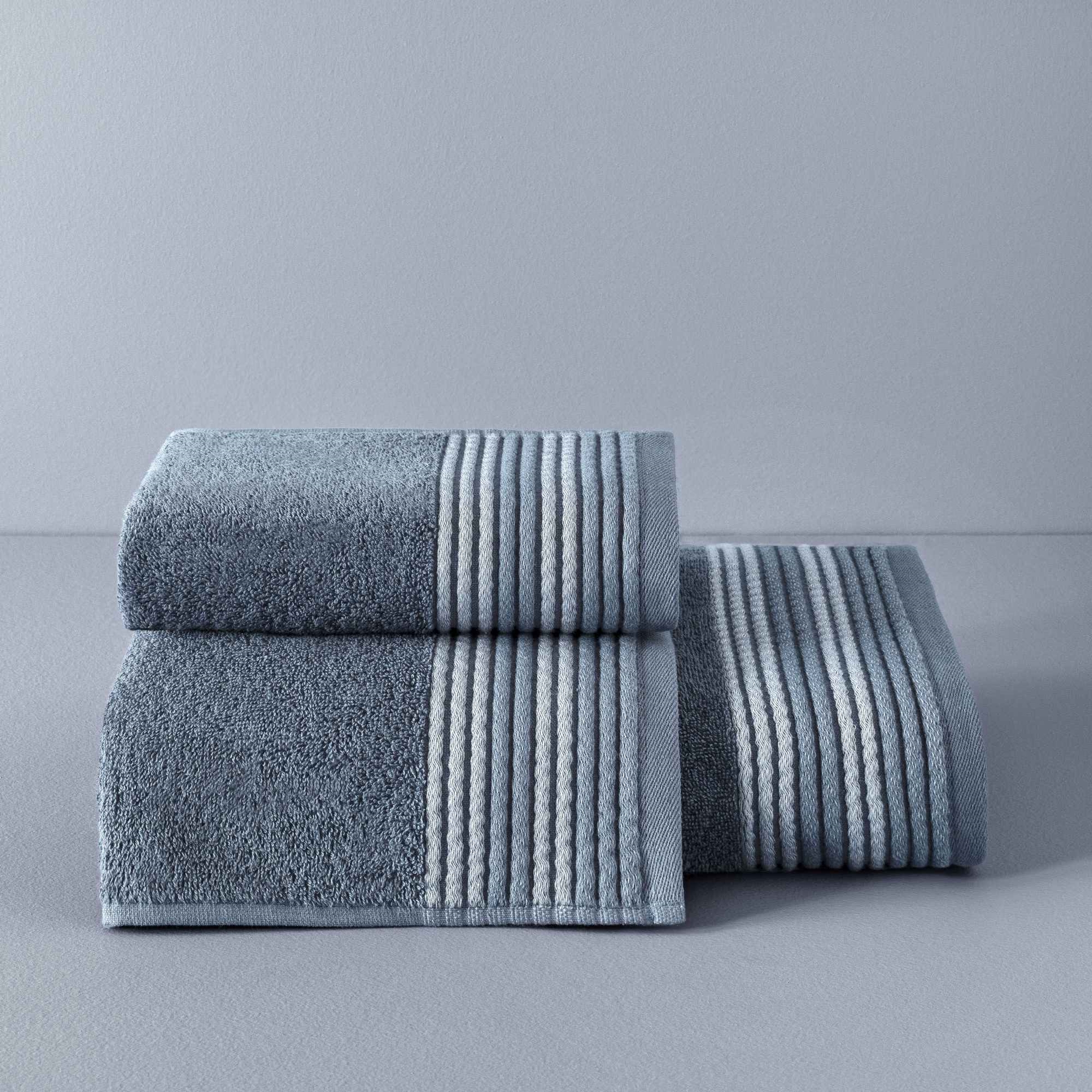 resm Taç Butik Doğu Ekspresi Pamuk Yüz Havlusu Mavi 50x85