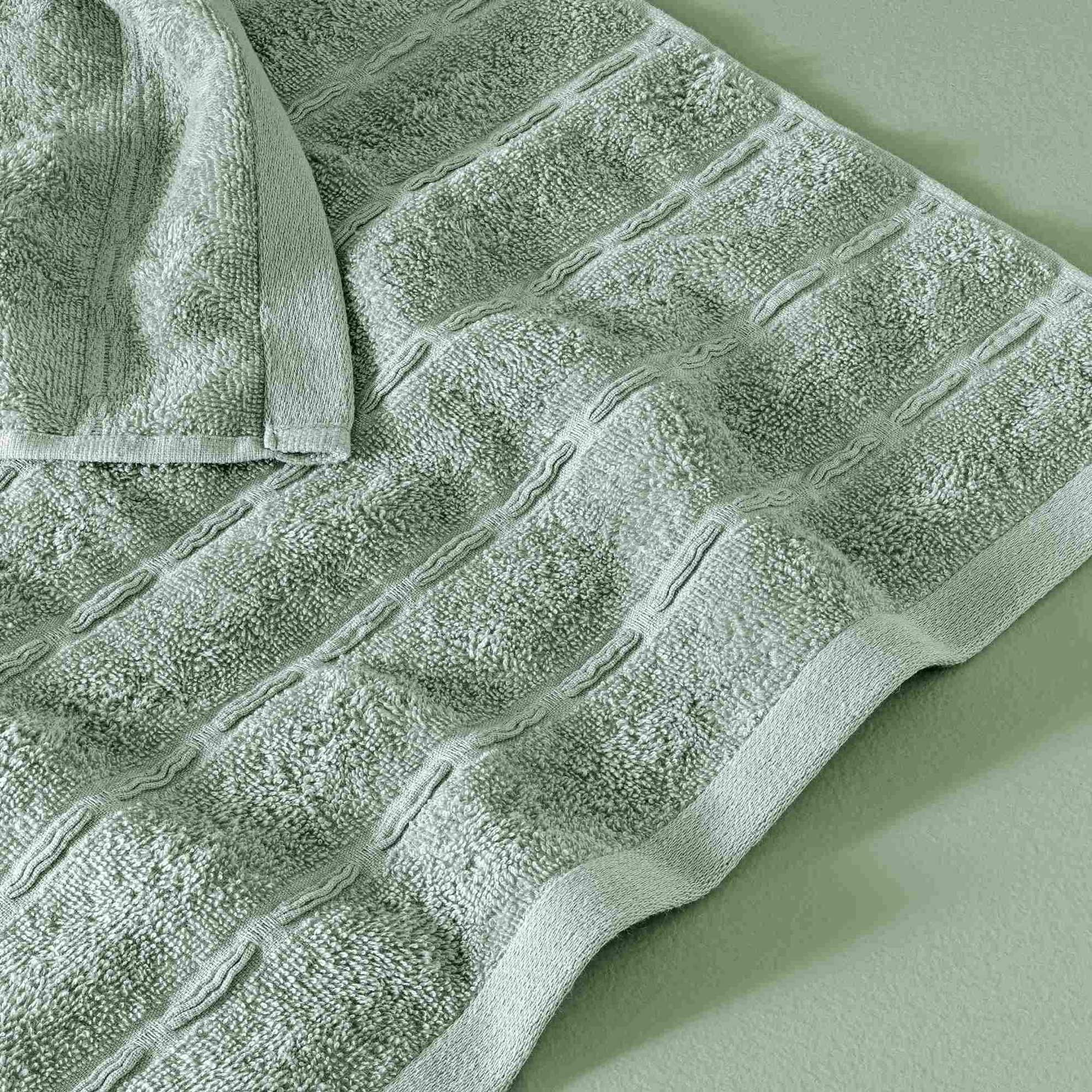 resm Taç Butik Patagonya Pamuk Yüz Havlusu Küf Yeşili 50x85