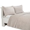 resm Linens Glace Çift Kişilik Yatak Örtüsü Seti Bej