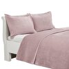resm Linens Glace Tek Kişilik Yatak Örtüsü Pembe