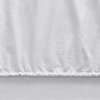 resm Taç Basic Lastikli Tek Kişilik Çarşaf Seti Beyaz 100x200 cm