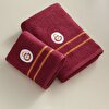 resm Taç Lisanslı Galatasaray Arma Pamuk 70x140 cm Banyo Havlusu Kırmızı