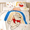 resm Taç Disney Winnie The Pooh Balloon Pamuk Bebek Nevresim Takımı
