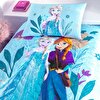 resm Lisanslı Disney Frozen Flower Power CPP Tek Kişilik Yatak Örtüsü