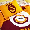 resm Taç Lisanslı Galatasaray Logo Tek Kişilik Yorgan Seti