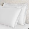 resm Linens Tencel 2'li Volanlı Yastık Kılıfı Beyaz