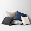 resm Linens Reneta 35x50 cm Kırlent Kılıfı Antrasit