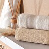 resm Taç Nova Pure Cotton Pamuk Hamam Seti Ekru Kum
